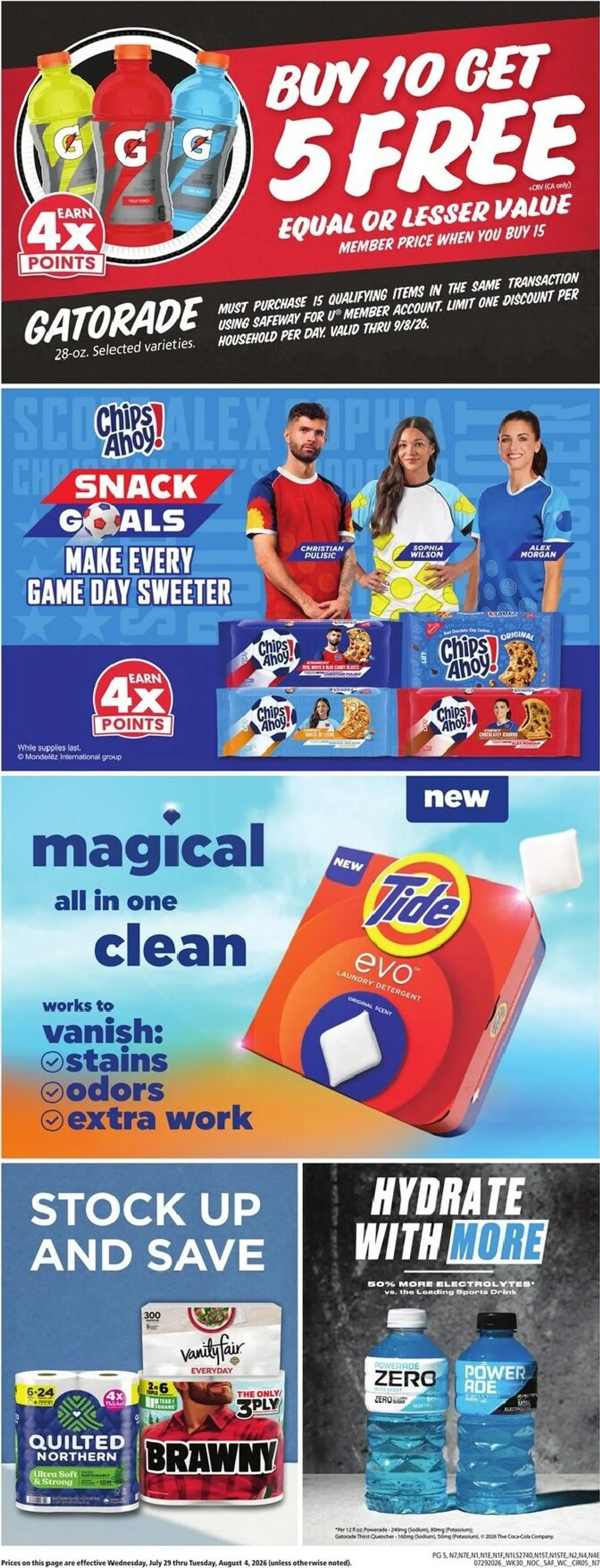 Weekly ad SAFEWAY Fuel-Up Saturday from July 29 to August 4 2026 - Page 5