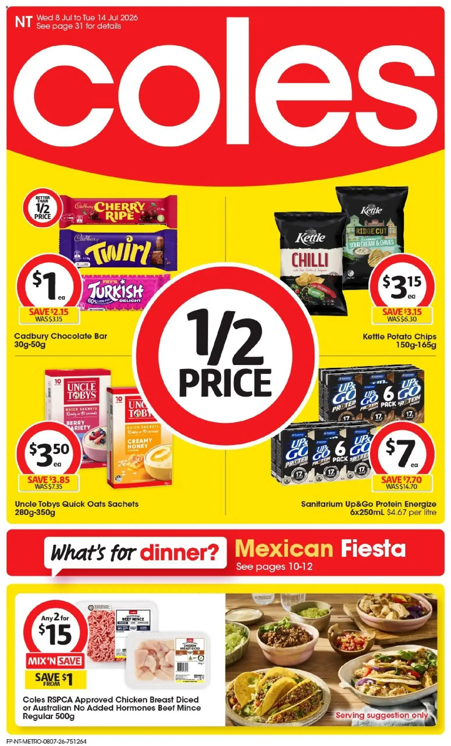 Coles catalogue valid from 08/07/2026 > Online Australia - Catalogue valid from 8 July to 14 July 2026 - page 1