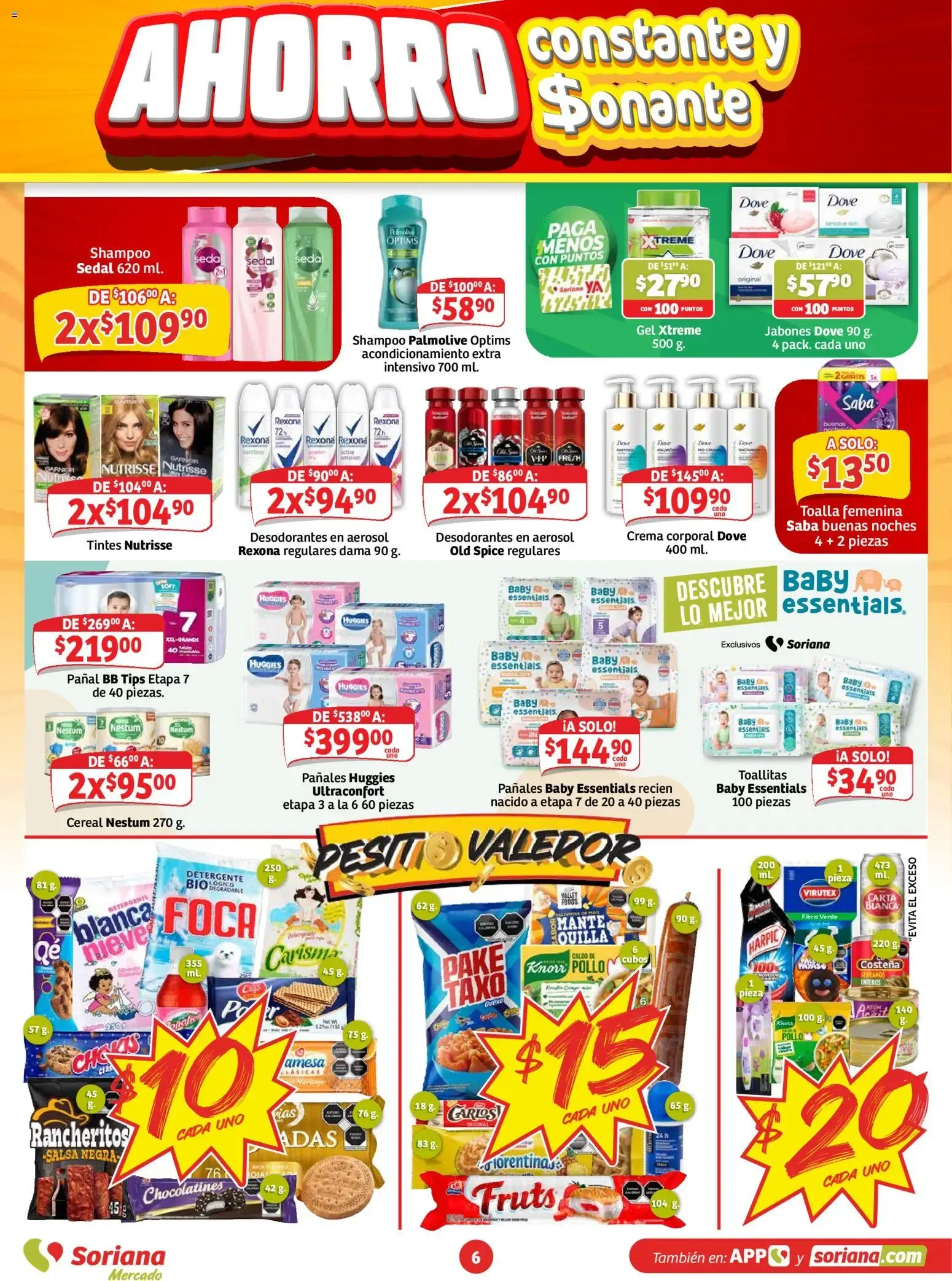 Catálogo de SORIANA ofertas hoy de 06/08/2026 - Folleto Agosto 6 de agosto al 12 de agosto 2026 - Pagina 6