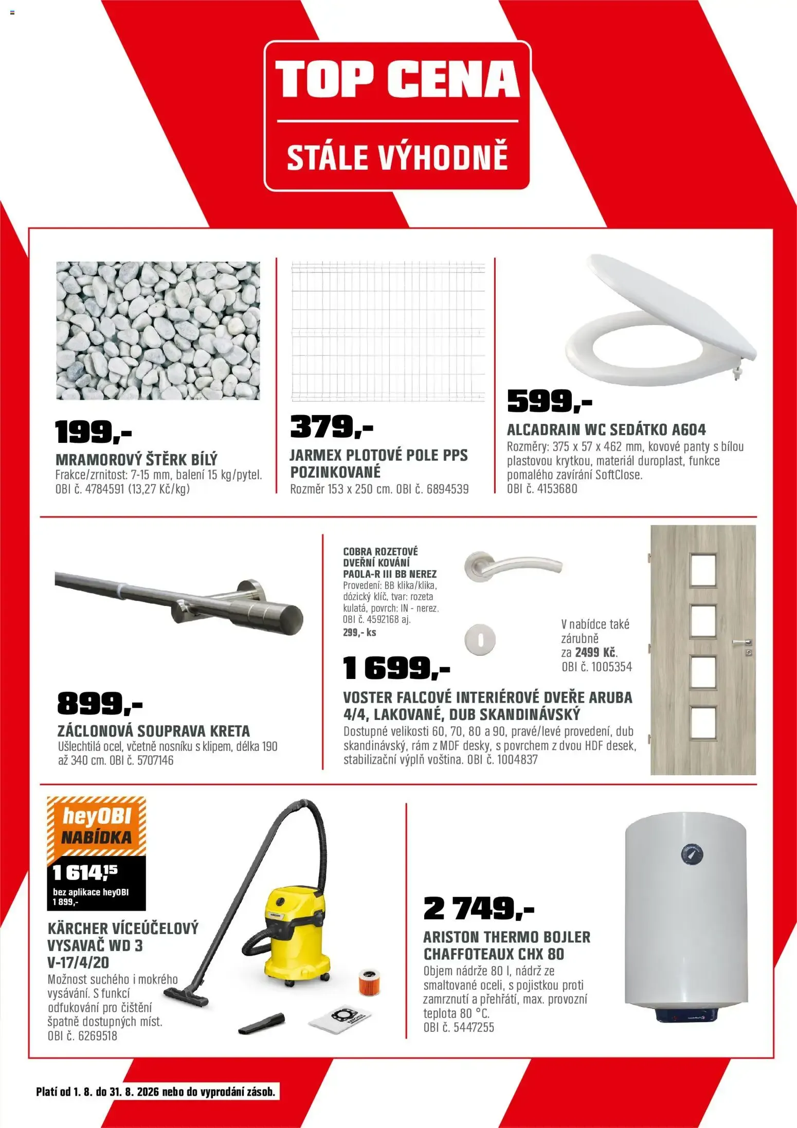 OBI leták od 01.08.2026 - akční nabídka - 1. srpna 31. srpna 2026 - Page 19