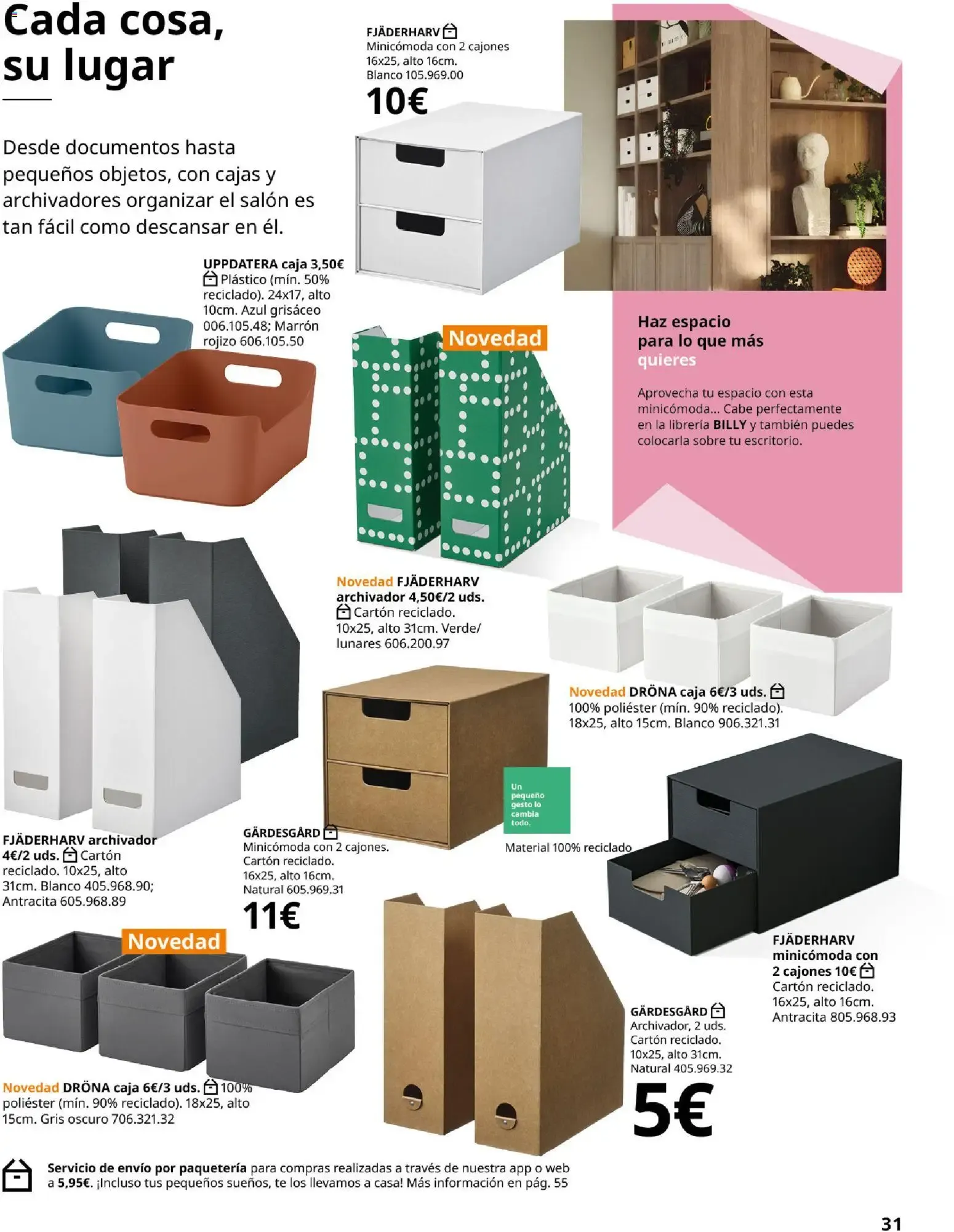 Catálogo de IKEA - Haz espacio para lo que más quieres del 01/09/2026 1 de septiembre al 31 de enero 2027 - Página 31