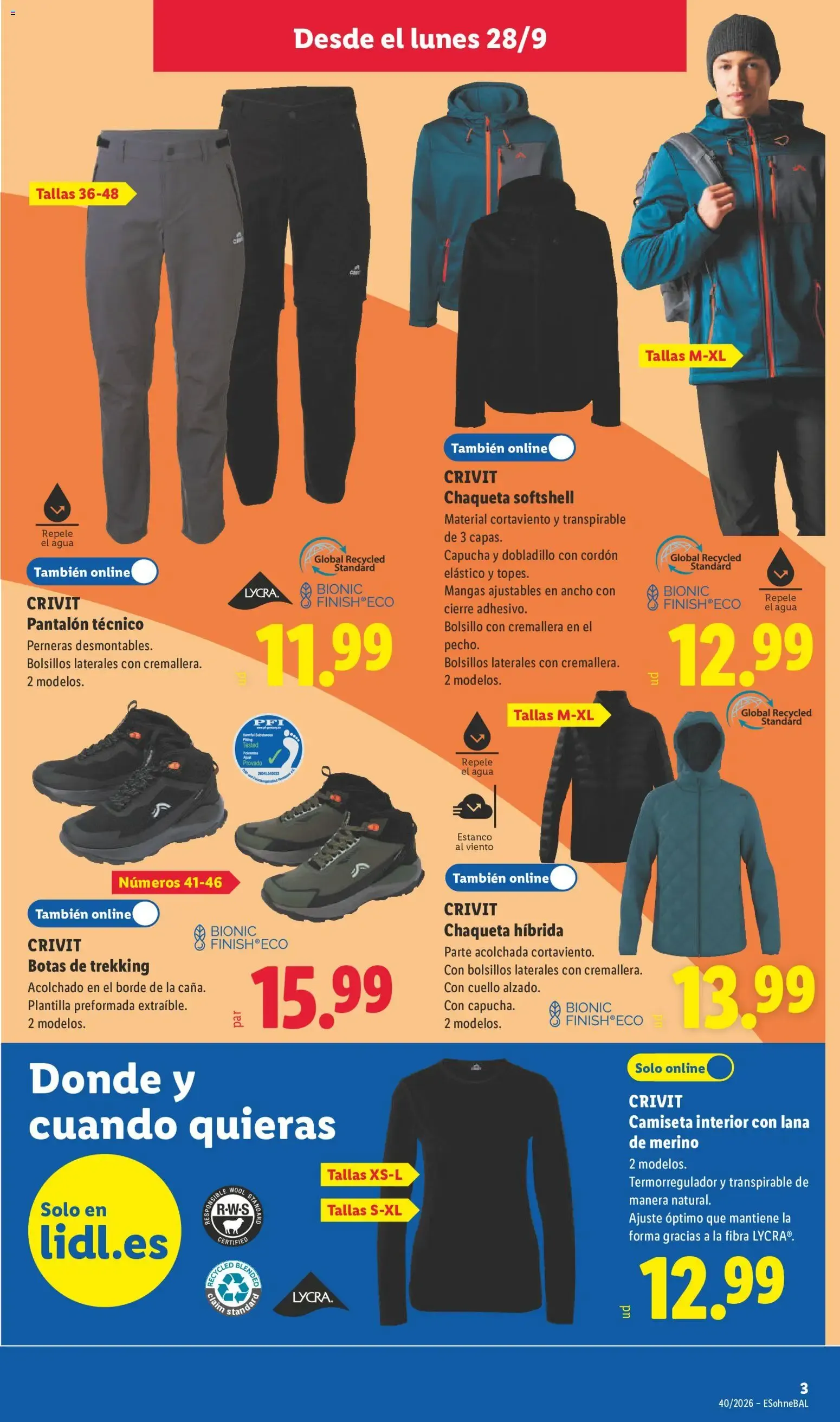 Catálogo de Lidl folleto de bazar del 28/09/2026 | Ofertas 28 de septiembre al 4 de octubre 2026 - Página 7