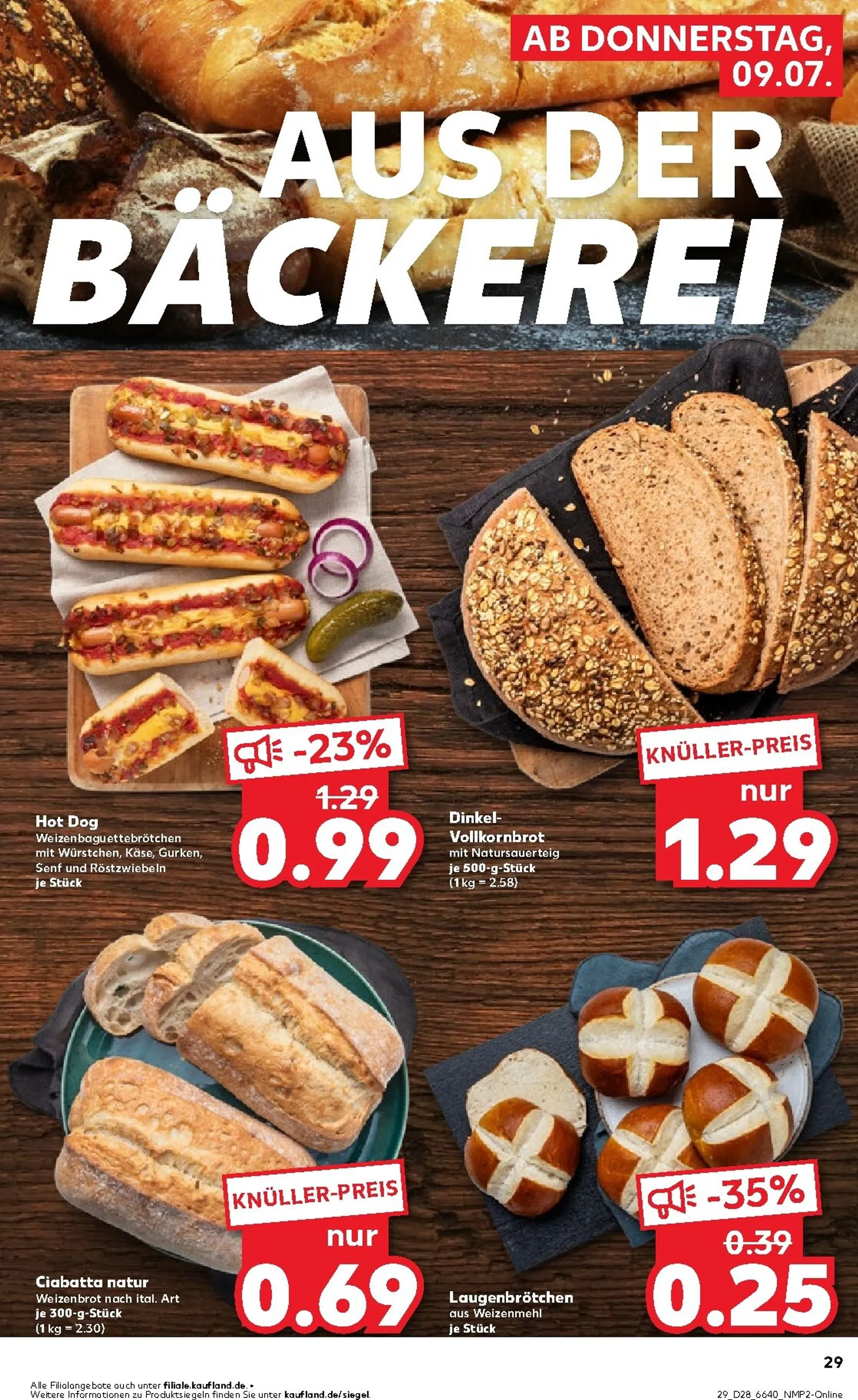 Kaufland Prospekt nächste Woche – von Donnerstag 09.07.2026 bis Mittwoch 15.07.2026 von 9. Juli bis 15. Juli 2026 - Prospekt seite 29