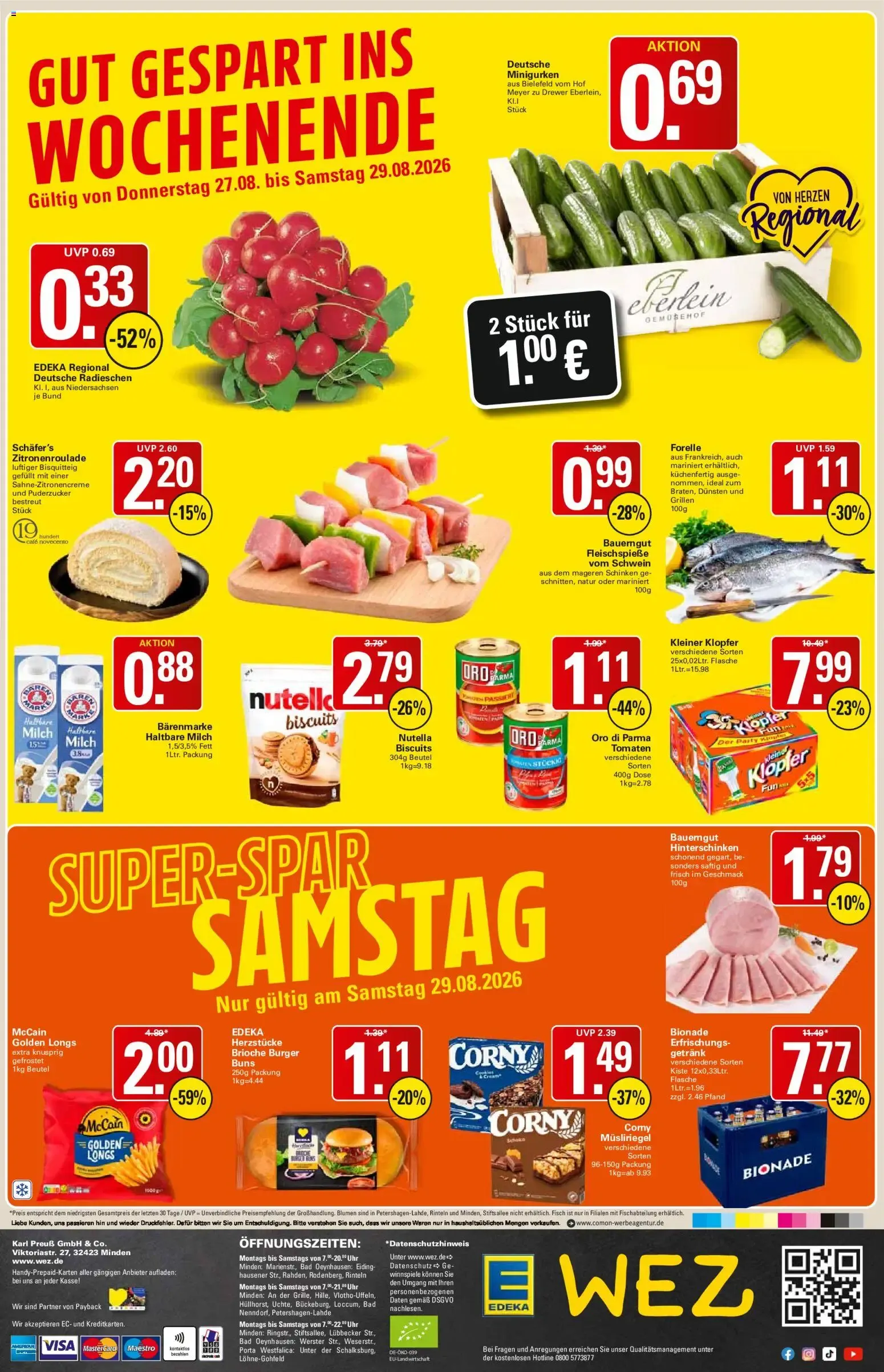 Die WEZette von 24. August bis 29. August 2026 - Prospekt seite 16