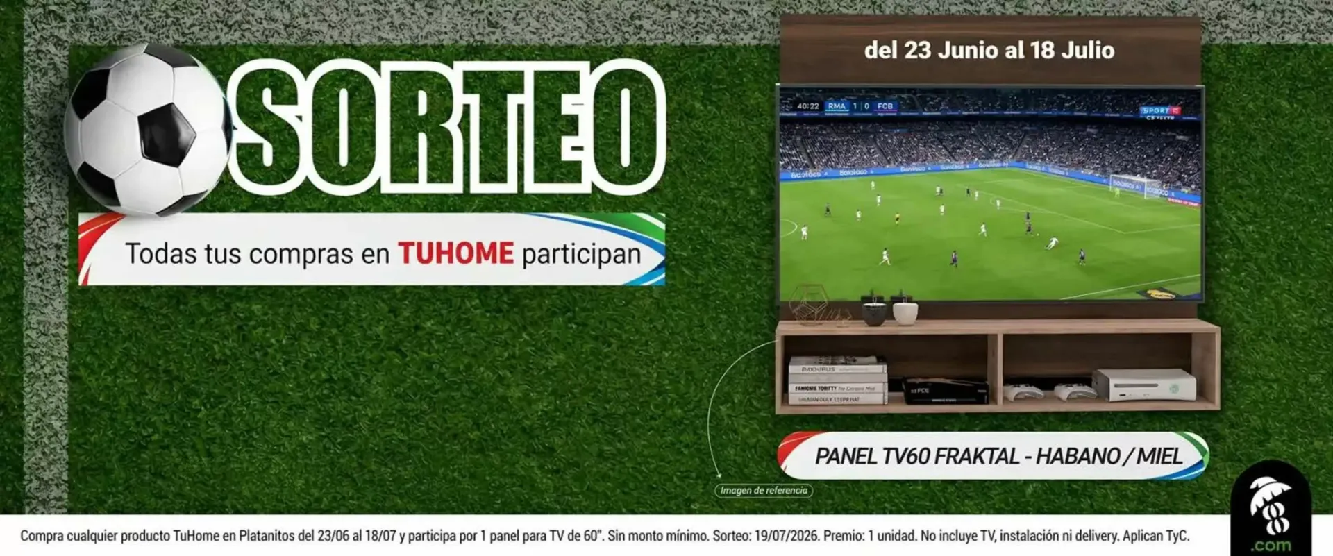 Catalogo de Sorteo TuHome en Platanitos 23 de junio al 18 de julio 2026 - Pag 1