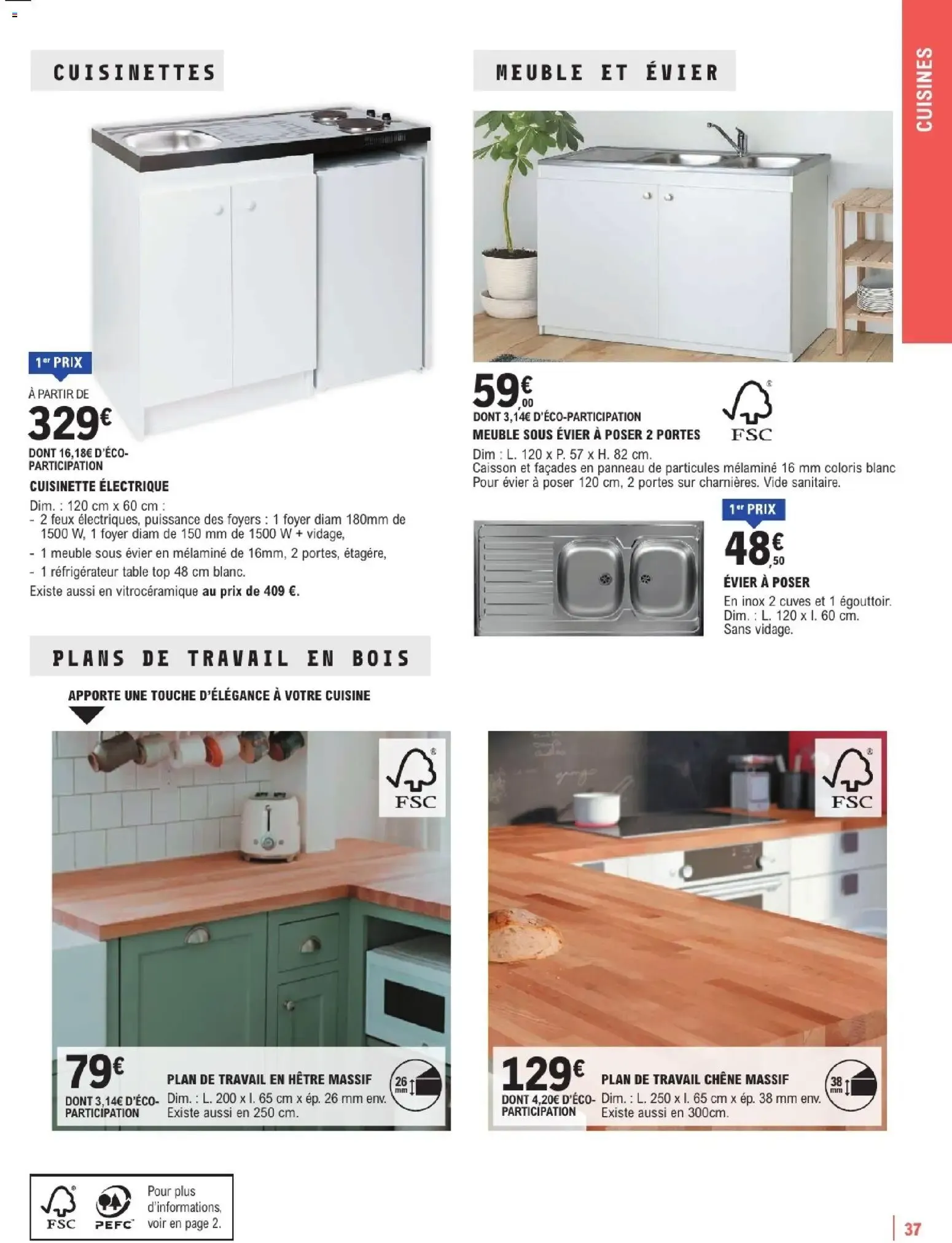 Brico E.Leclerc - Guide aménagement intérieur à partir du 06/01/2026 - promo en ligne du 6 janvier au 7 février 2026 - Catalogue page 37