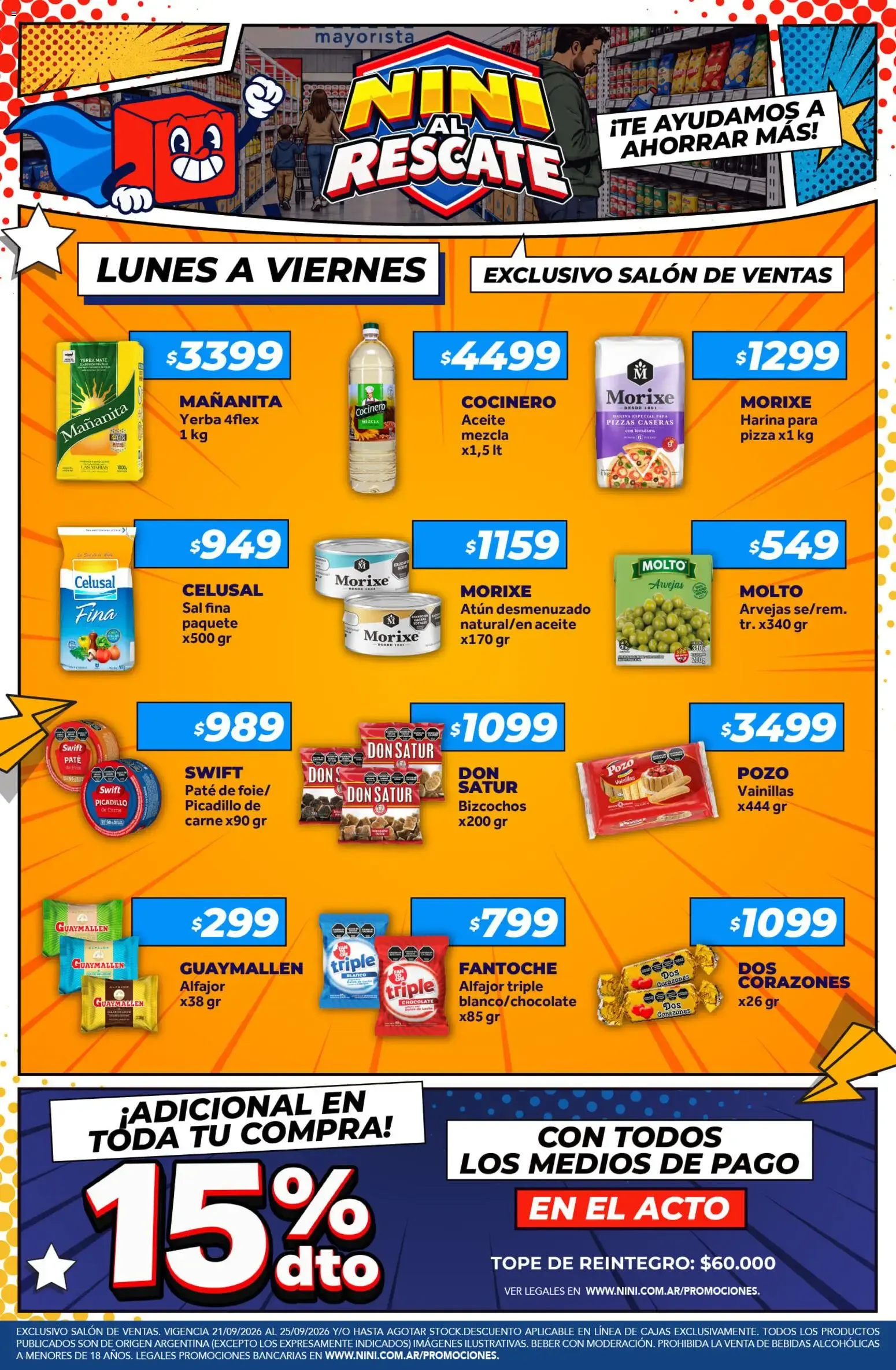 Ofertas de NINI Mayorista catálogo del 21/09/2026 - 25/09/2026 21 de septiembre al 25 de septiembre 2026 - Página 2 del catálogo