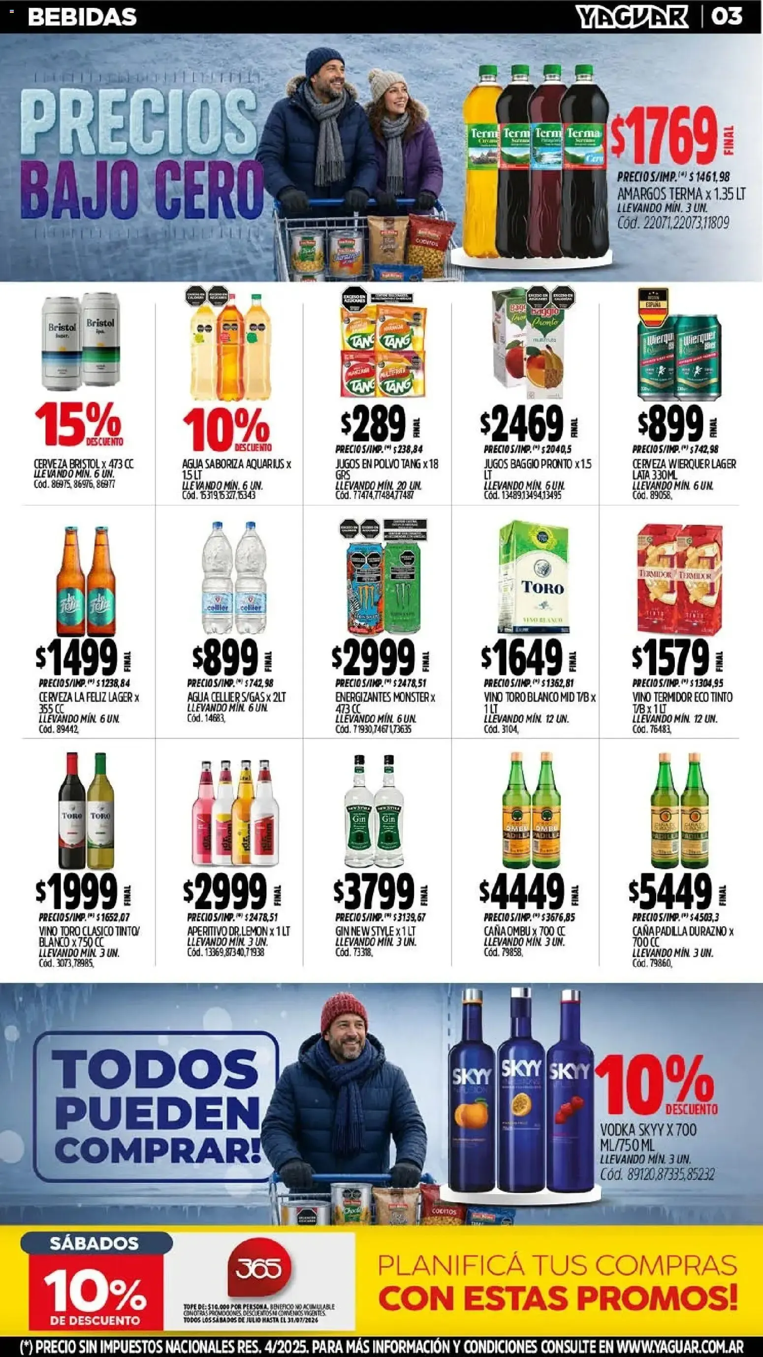 Ofertas de Yaguar - Oferta Semanal Mar del Plata del 27/07/2026 - 01/08/2026 27 de julio al 1 de agosto 2026 - Página 4 del catálogo