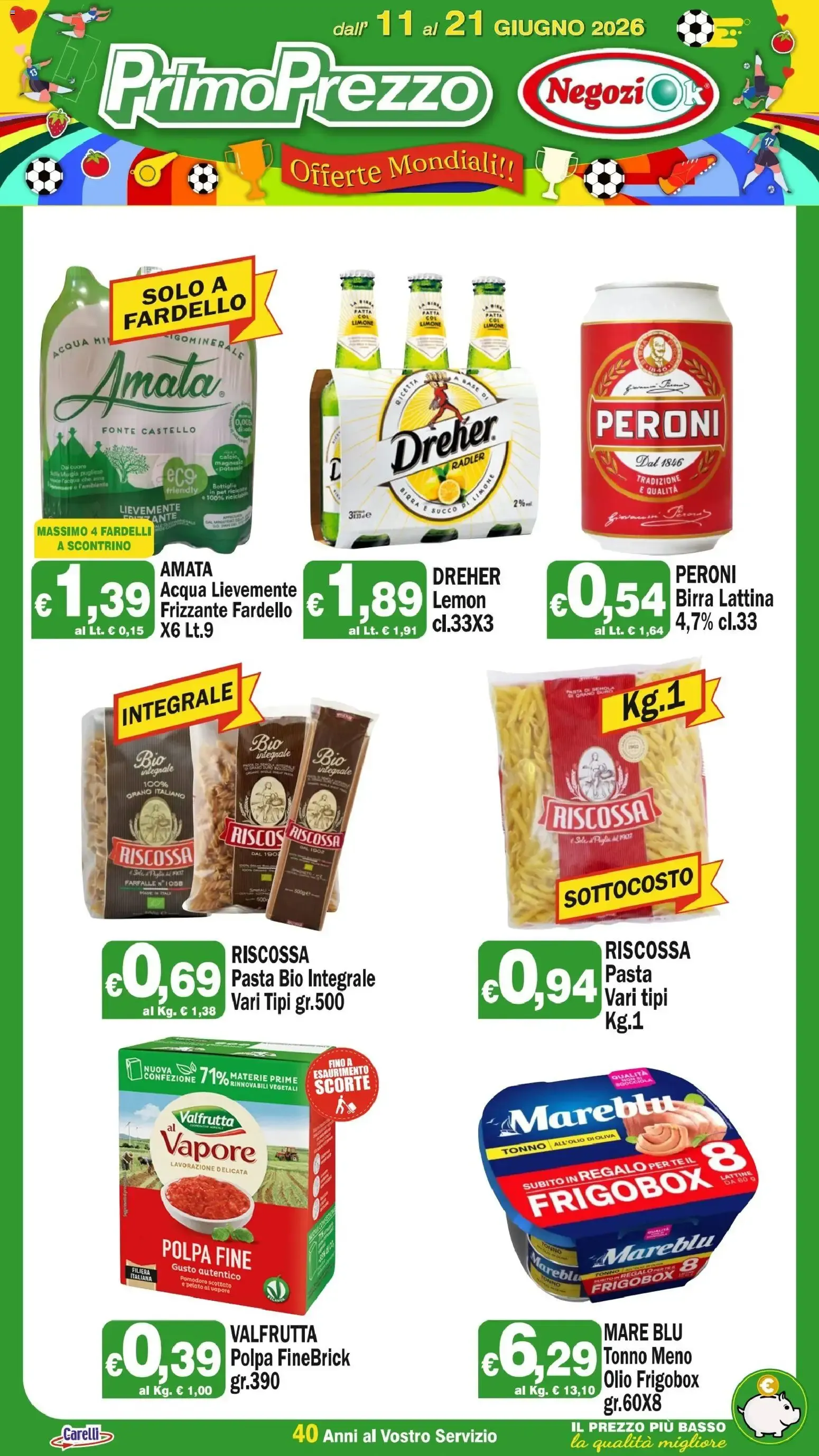 Primo Prezzo volantino dal 11/06/2026 - online Offerte da 11 giugno a 21 giugno di 2026 - Pagina del volantino 2