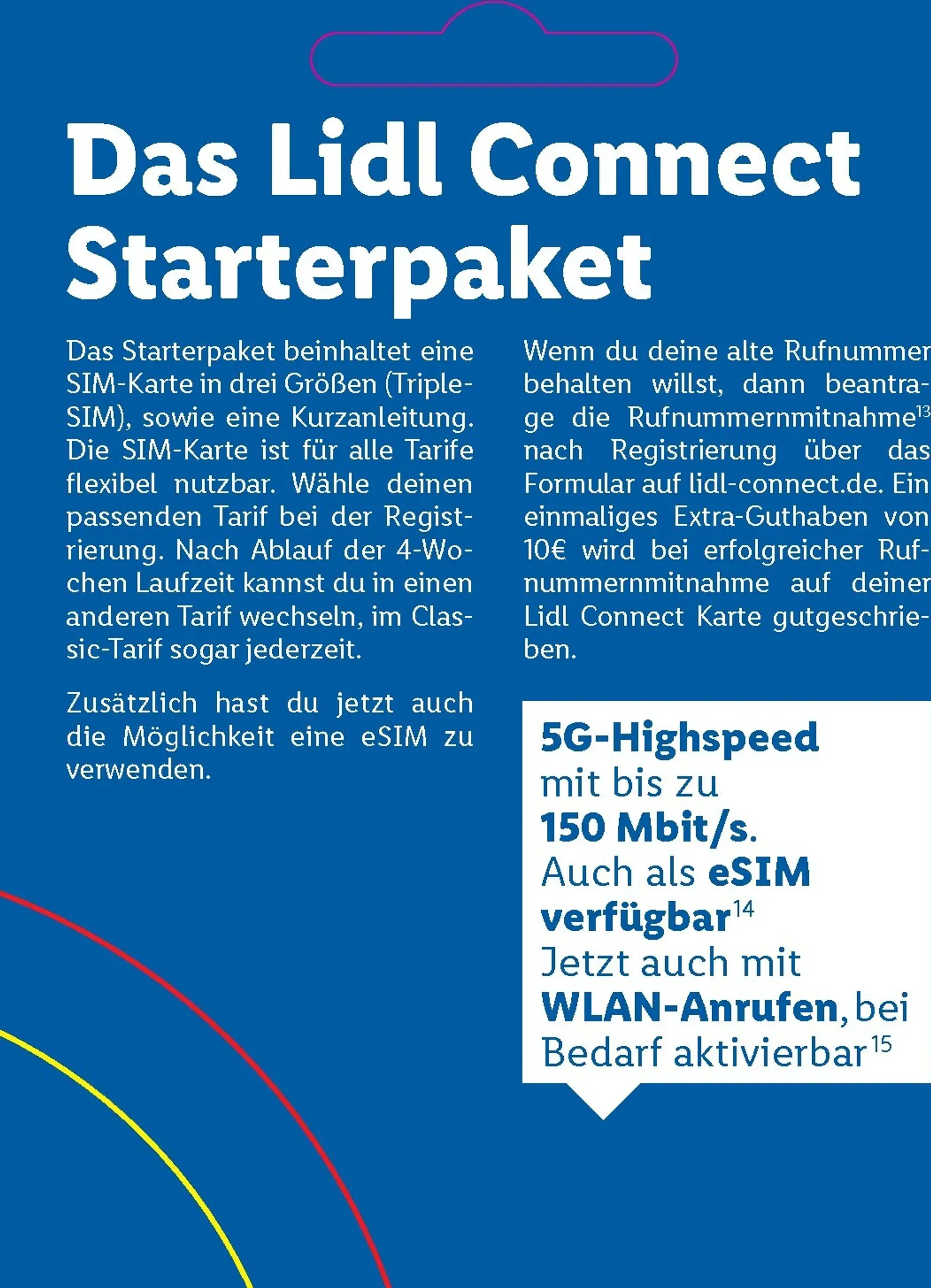 Lidl Connect - Tarif Übersicht von 1. Oktober bis 31. August 2026 - Prospekt seite 2