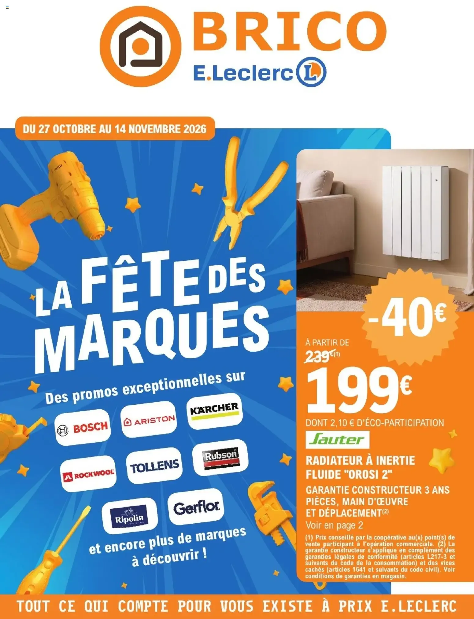 LA FÊTE DES MARQUES du 27 octobre au 14 novembre 2026 - Catalogue page 1