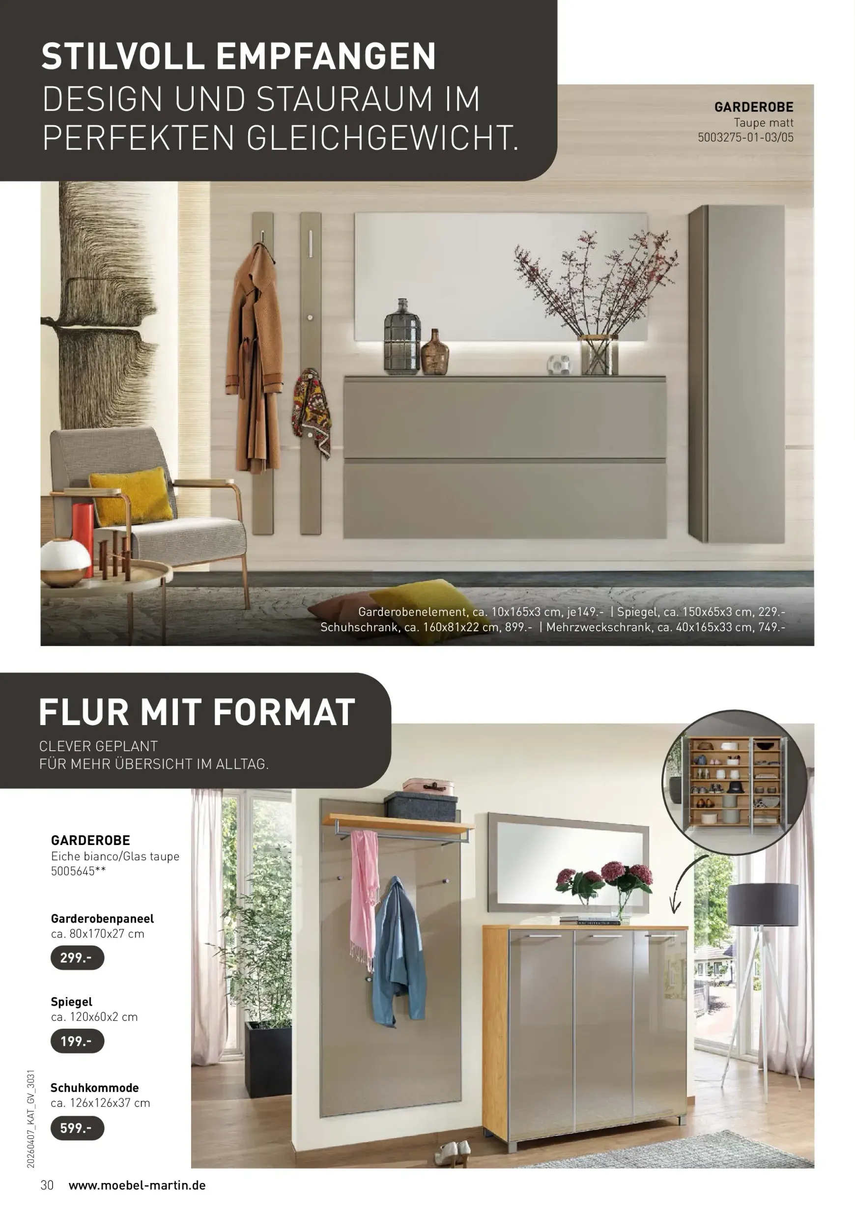 Möbel Martin - Wohnfühlen neu entdecken Prospekt – von Montag 06.04.2026 bis Mittwoch 30.09.2026 von 7. April bis 30. September 2026 - Prospekt seite 30