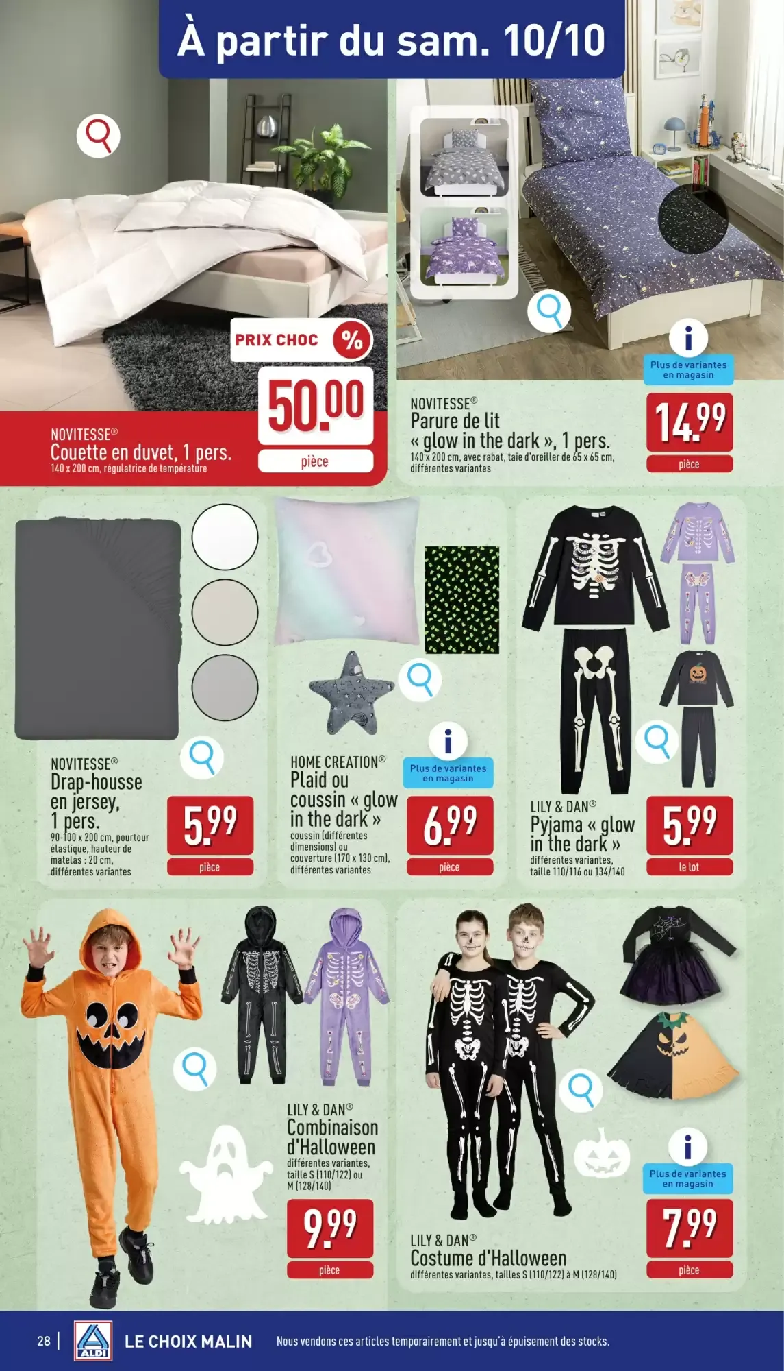 ALDI Dépliant du lun. 05/10 au sam. 10/10 inclus van 5 oktober tot 10 oktober 2026 - folder pagina 28