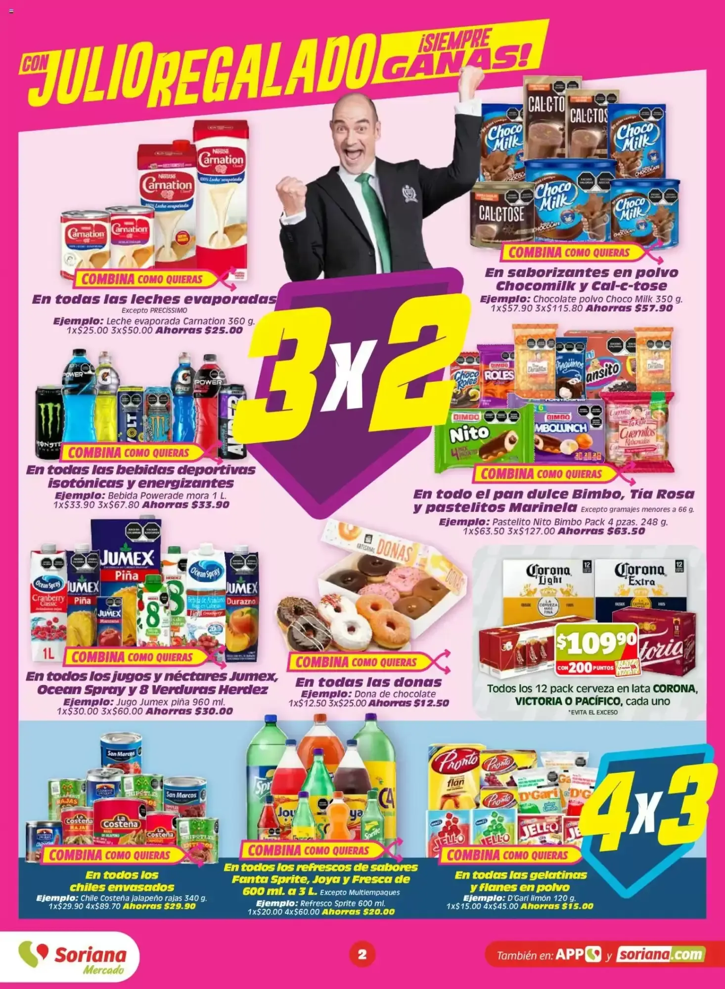 Catálogo de Folleto Soriana Mercado semana 27 3 de julio al 9 de julio 2026 - Pagina 2