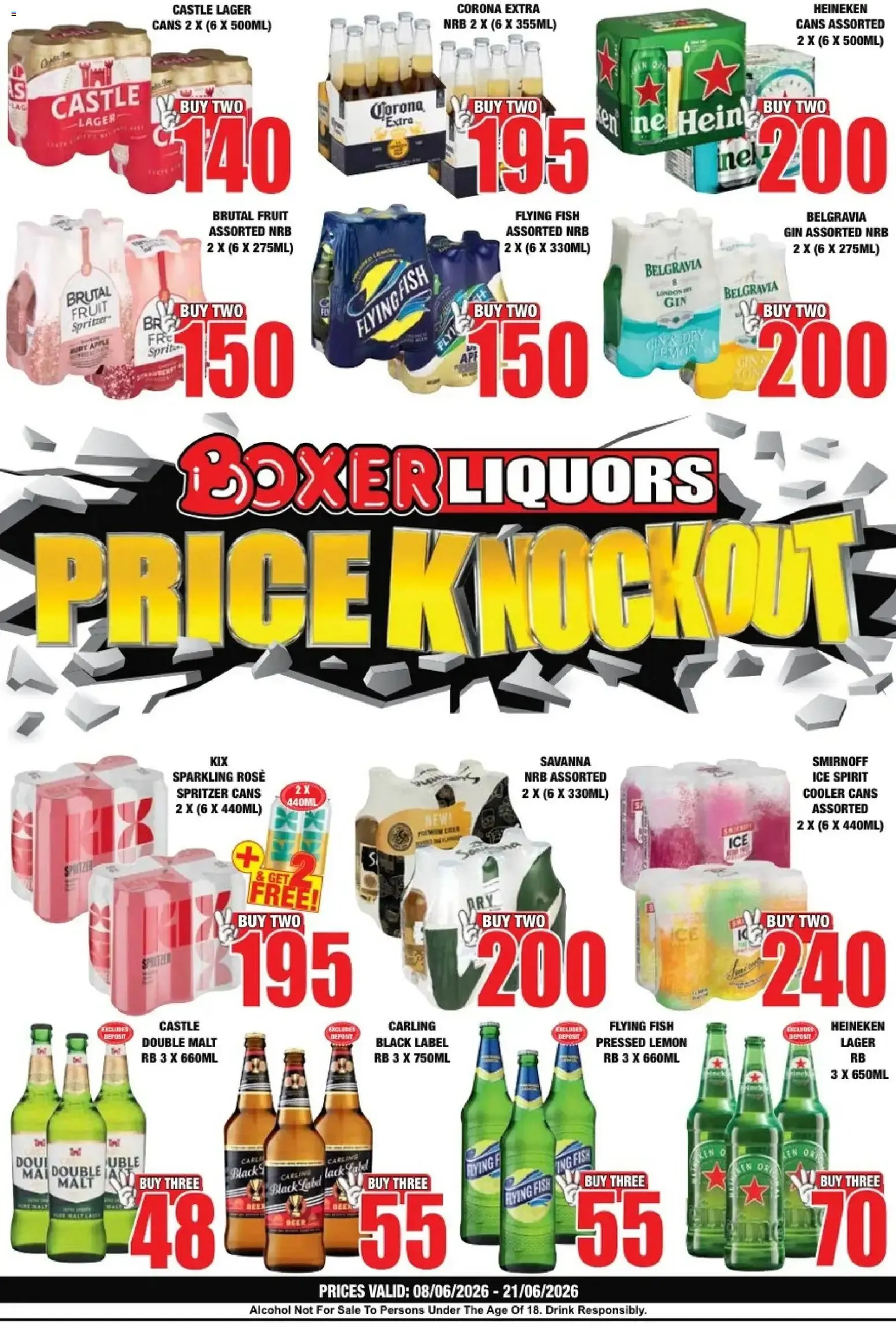 Boxer Liquors - Price Knockout from 8 June to 21 June 2026 - Catalogue Page 1