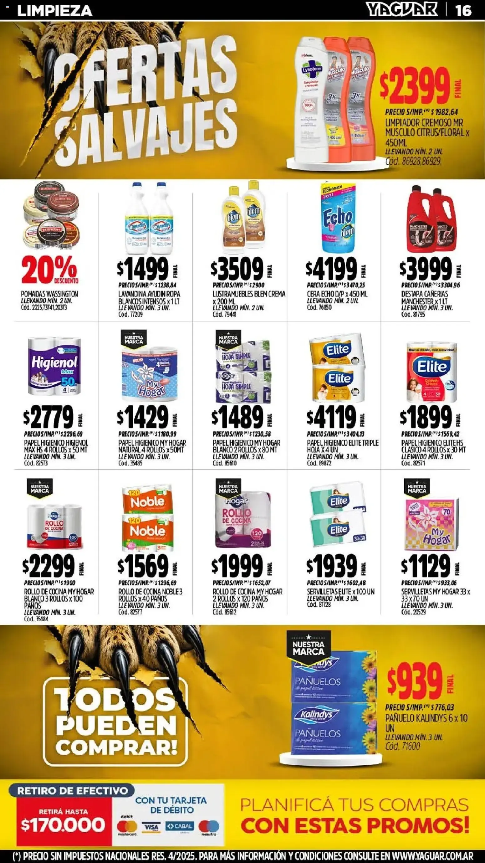 Ofertas de Yaguar - Oferta Semanal Chaco del 03/08/2026 - 08/08/2026 3 de agosto al 8 de agosto 2026 - Página 16 del catálogo