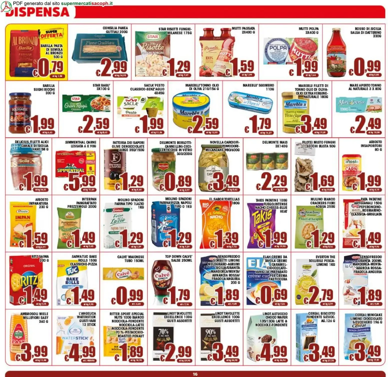 Sacoph volantino dal 10/06/2026 - online Offerte da 10 giugno a 18 giugno di 2026 - Pagina del volantino 16
