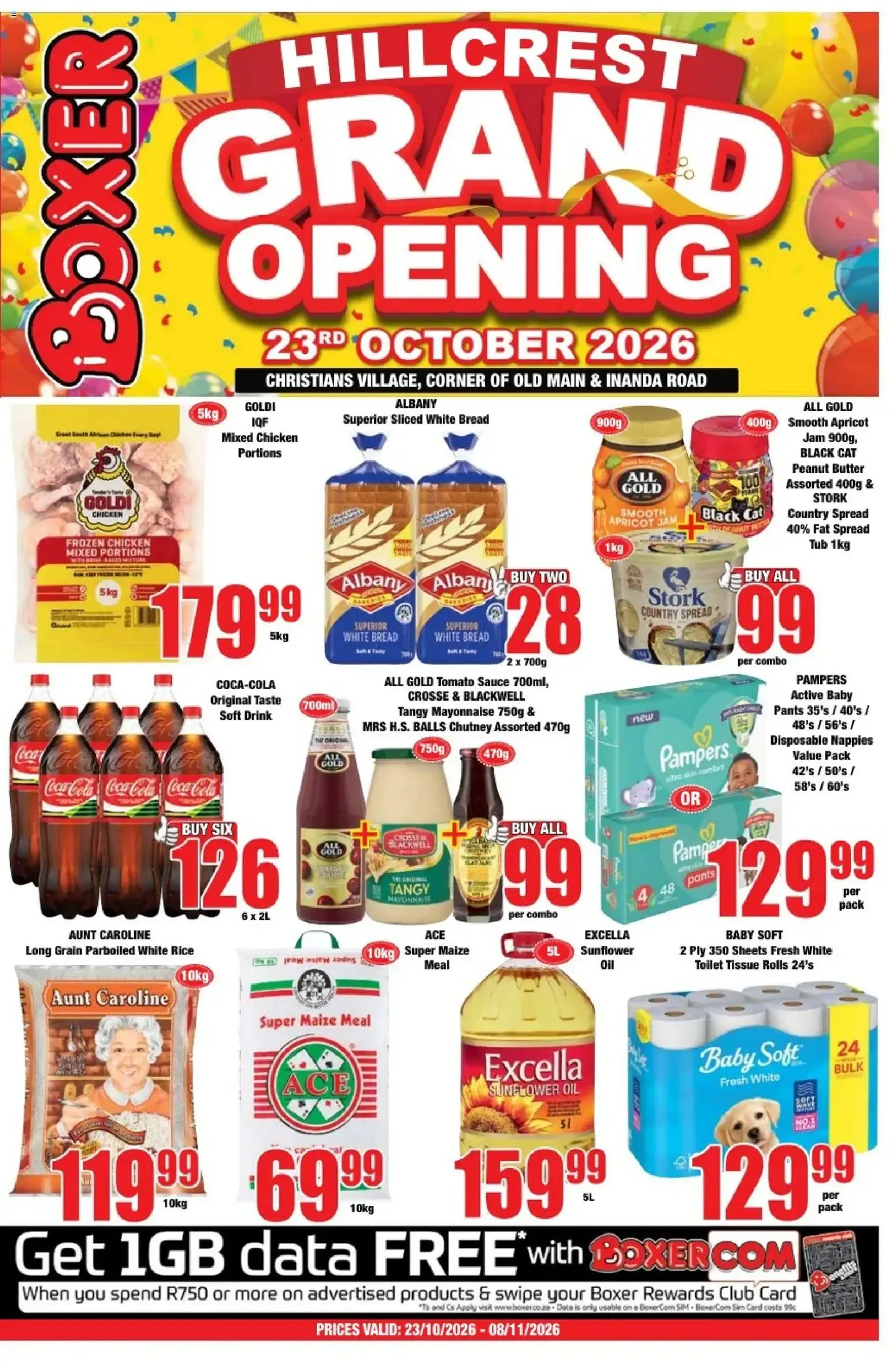 Boxer Hillcrest Grand Opening (23/10/2026 - 08/11/2026) Online from 23 October to 8 November 2026 - Catalogue Page 1