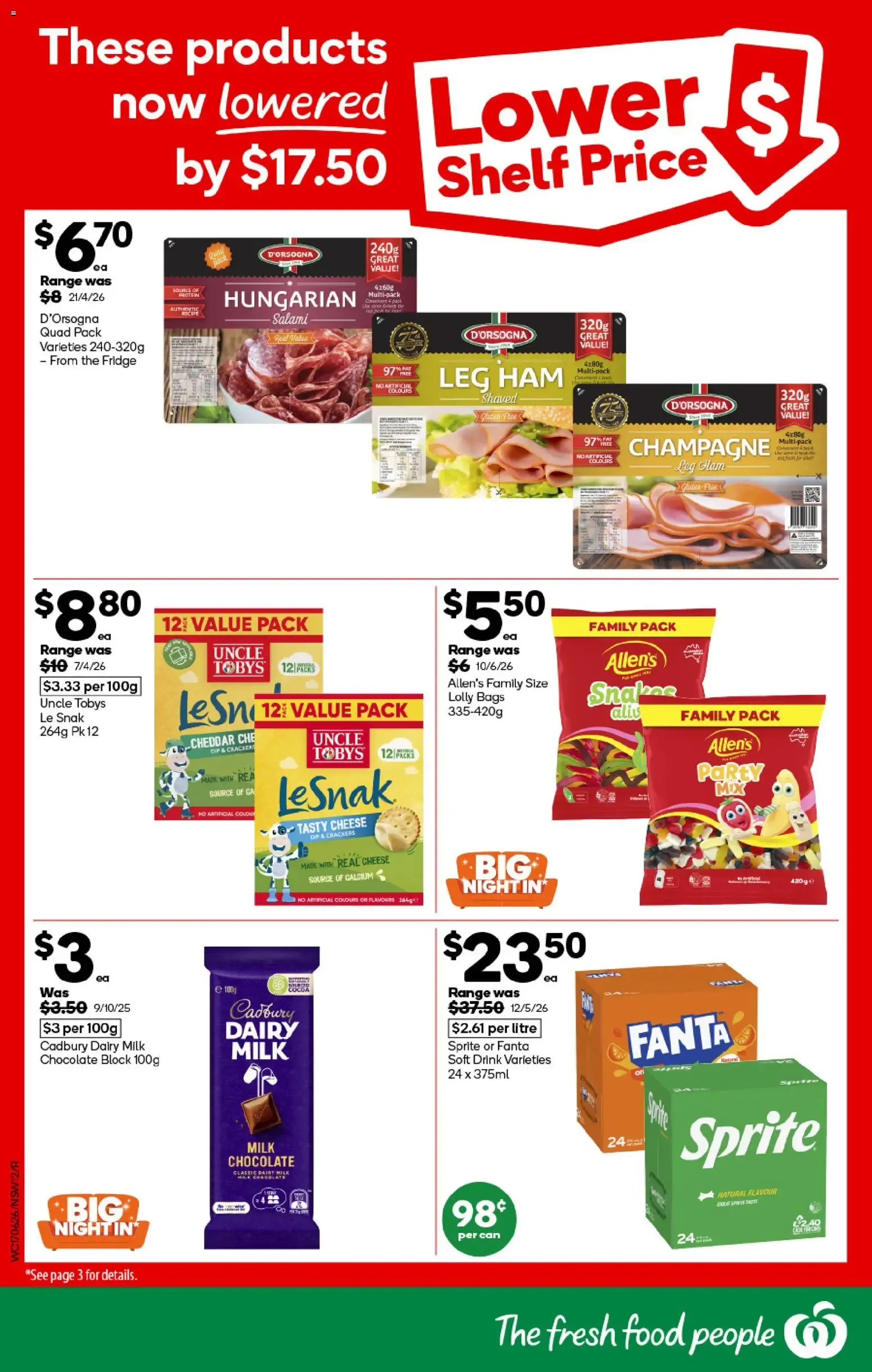 Woolworths: BIG NIGHT IN - Last Chance to Win Prizes - Catalogue valid from 17 June to 23 June 2026 - page 12