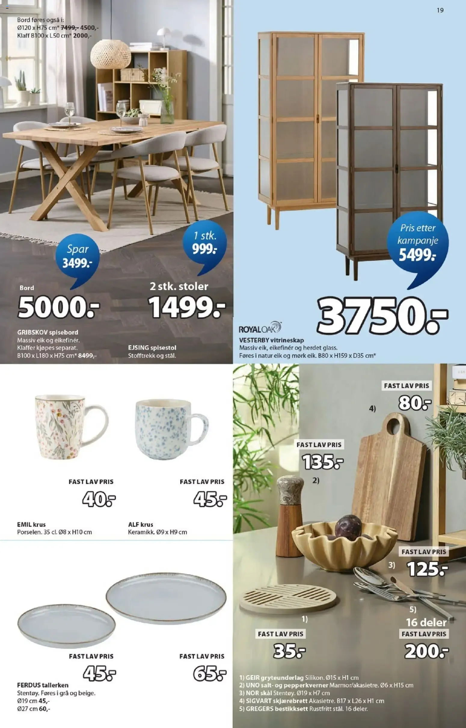 JYSK: Små priser og store besparelser fra 5. oktober til 17. oktober 2026 - kundeavisside 19