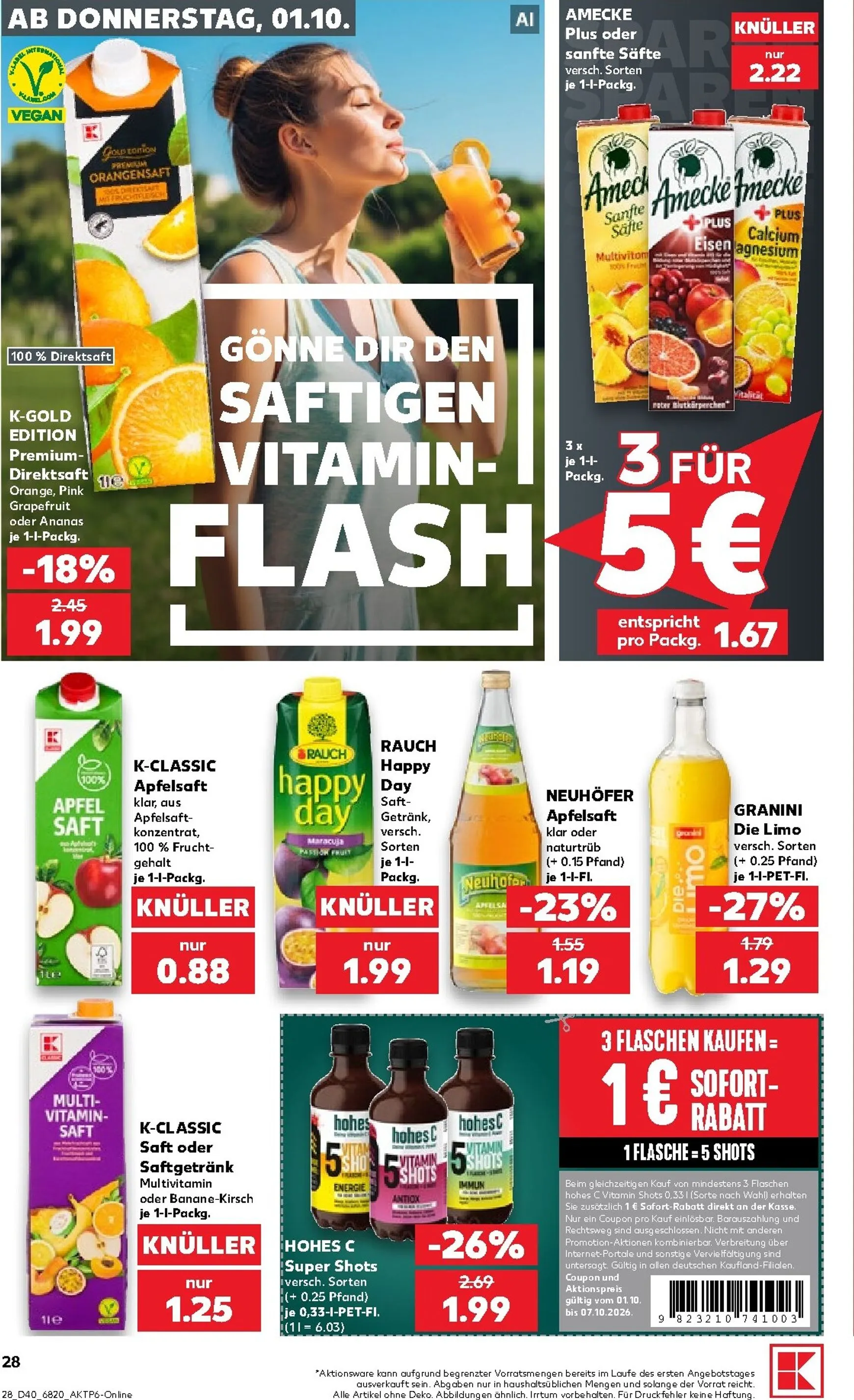 Neuer Kaufland Prospekt – von Donnerstag 01.10.2026 bis Mittwoch 07.10.2026 von 1. Oktober bis 7. Oktober 2026 - Prospekt seite 29