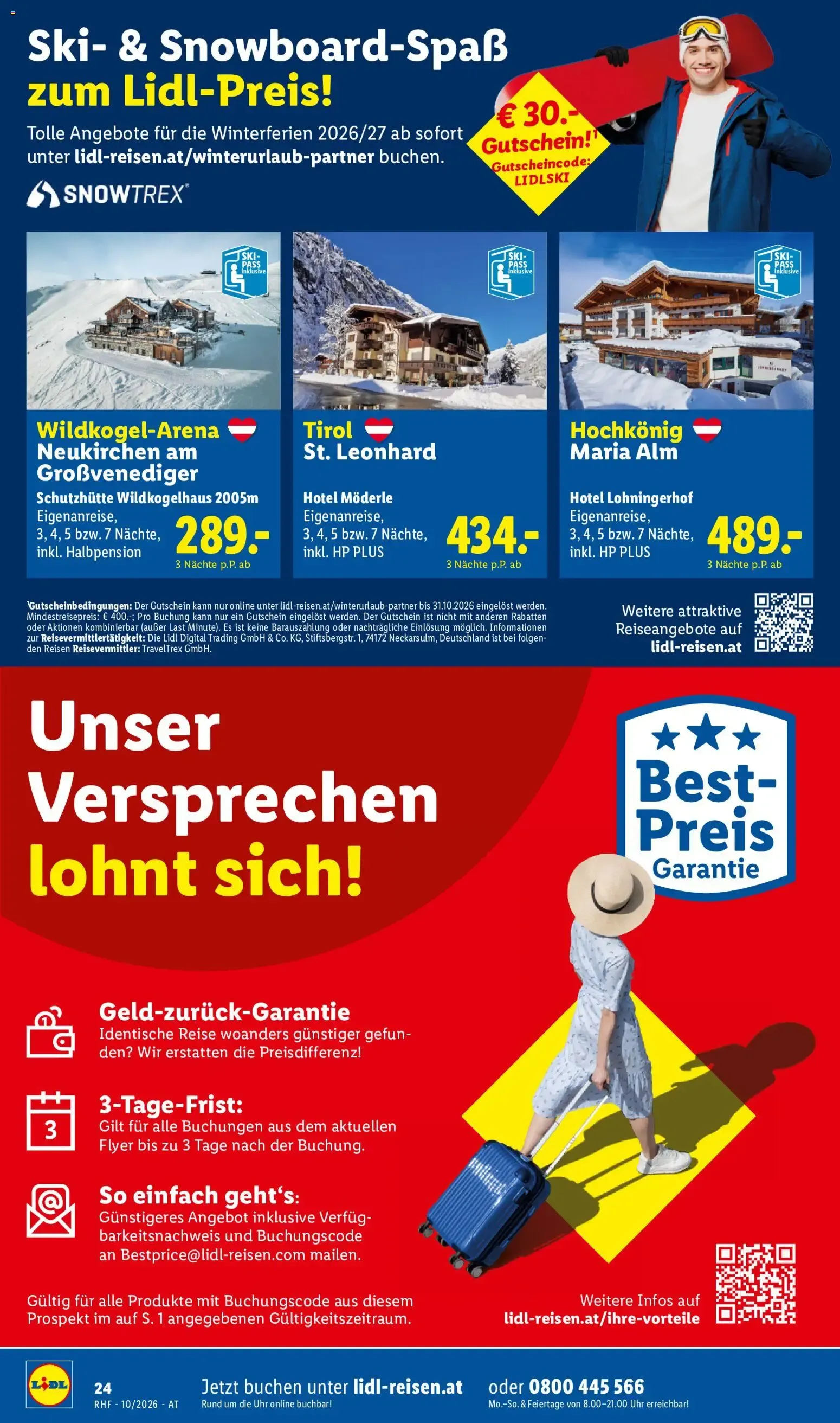Lidl Reisen: Buchbar vom 30.09. bis 31.10.2026 von 30. September bis 31. Oktober 2026 - Flugblätt seite  24