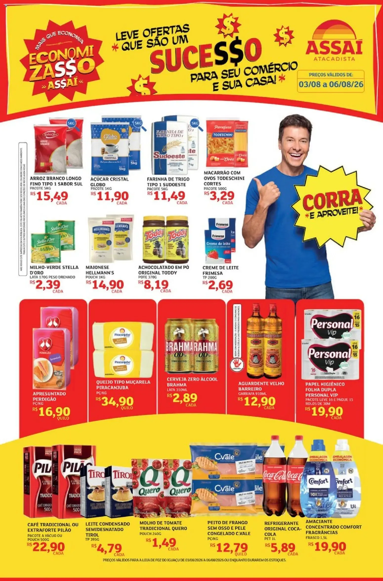 Encarte de Assaí Atacadista ofertas - PR de 03/08/2026 | Promoções Online 3 de agosto até 6 de agosto 2026 - Pagina 1