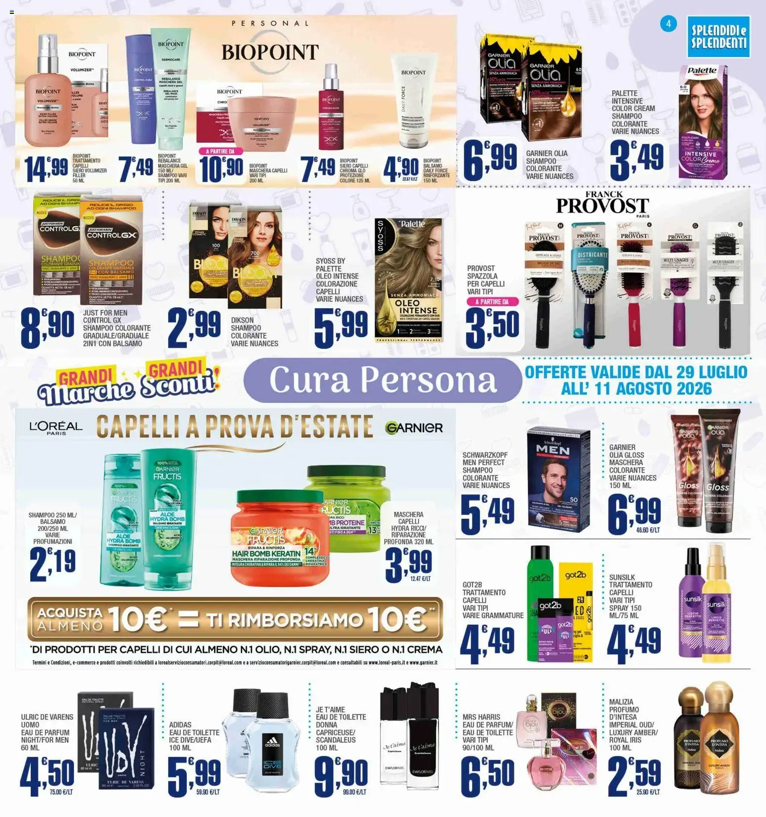Splendidi e Splendenti volantino dal 29/07/2026 - online Offerte da 29 luglio a 11 agosto di 2026 - Pagina del volantino 4