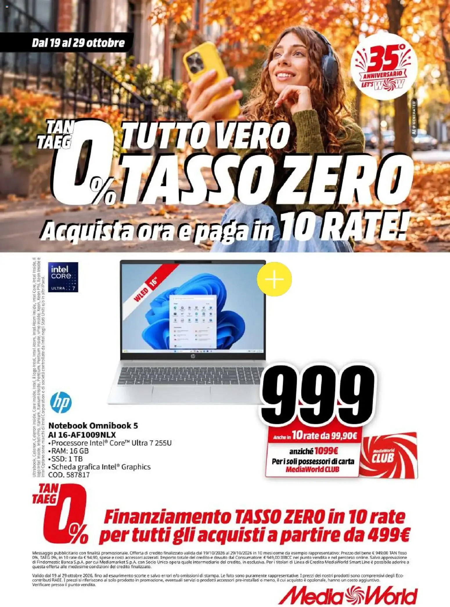 Nuovo Media World volantino dal 19/10/2026 > offerte anteprima 🛍️ da 19 ottobre a 29 ottobre di 2026 - Pagina del volantino 19