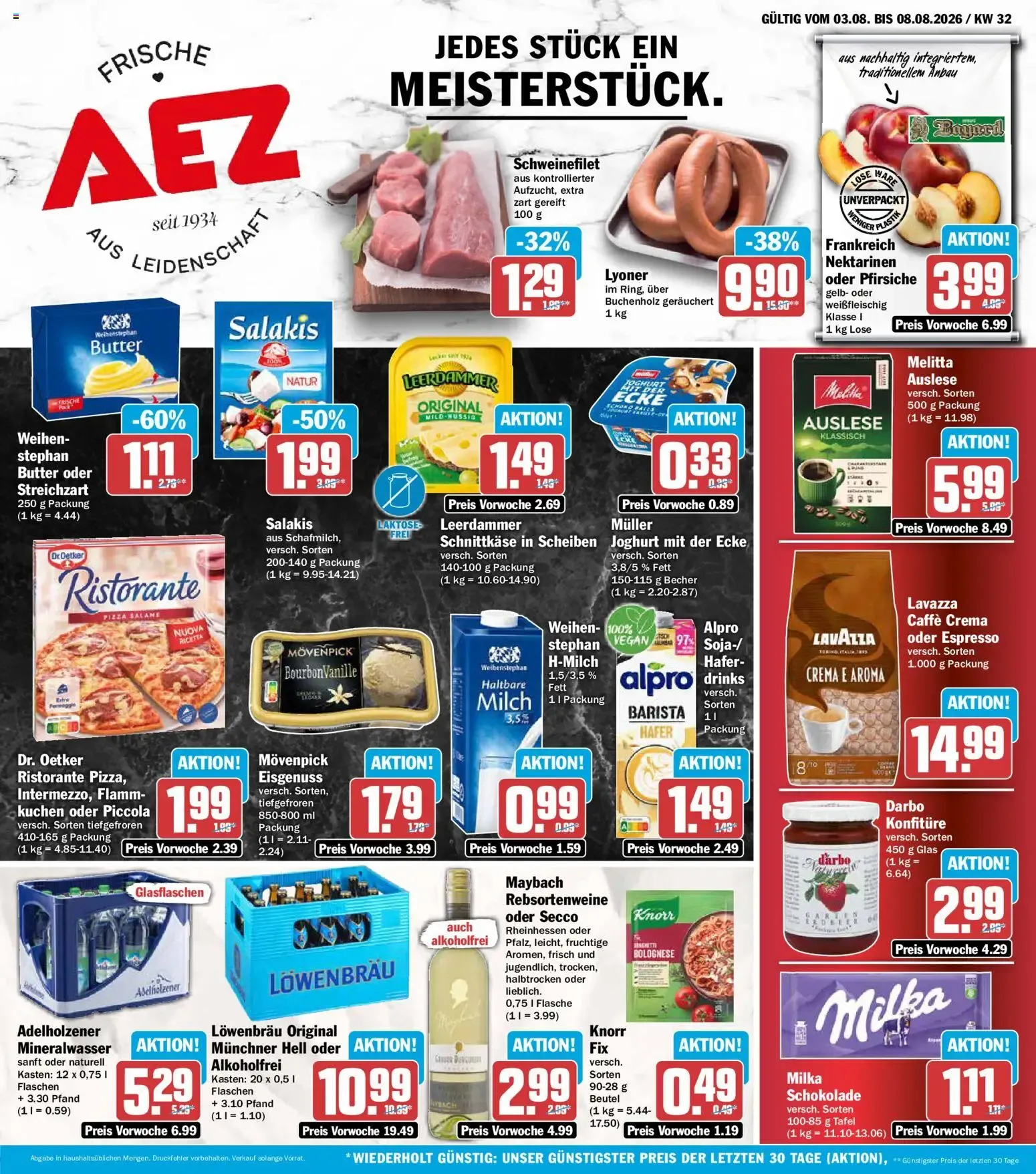 AEZ Prospekt (ab 03.08.2026) zum Blättern von 3. August bis 8. August 2026 - Prospekt seite 1