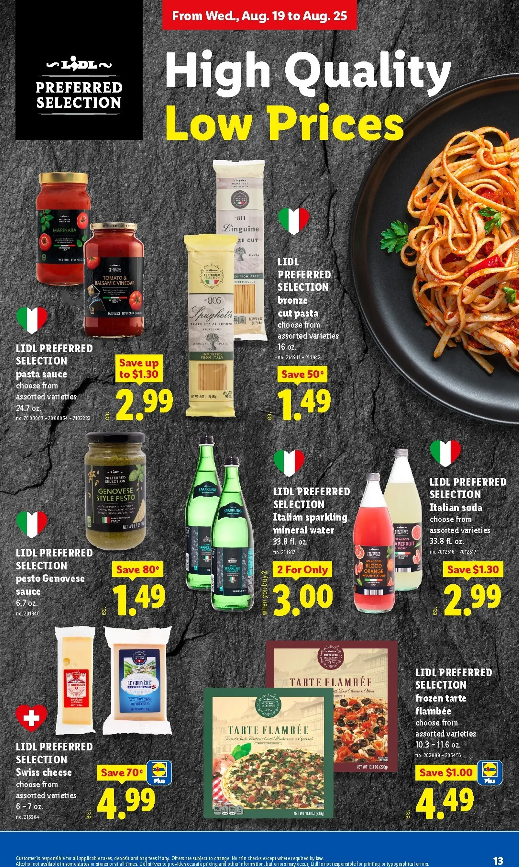 Weekly promotion Current Lidl leaflet valid from Wednesday 08/19/2026 to Tuesday 08/25/2026 spanning from August 19 to August 25 2026 - Page 13 for Catalogue 365