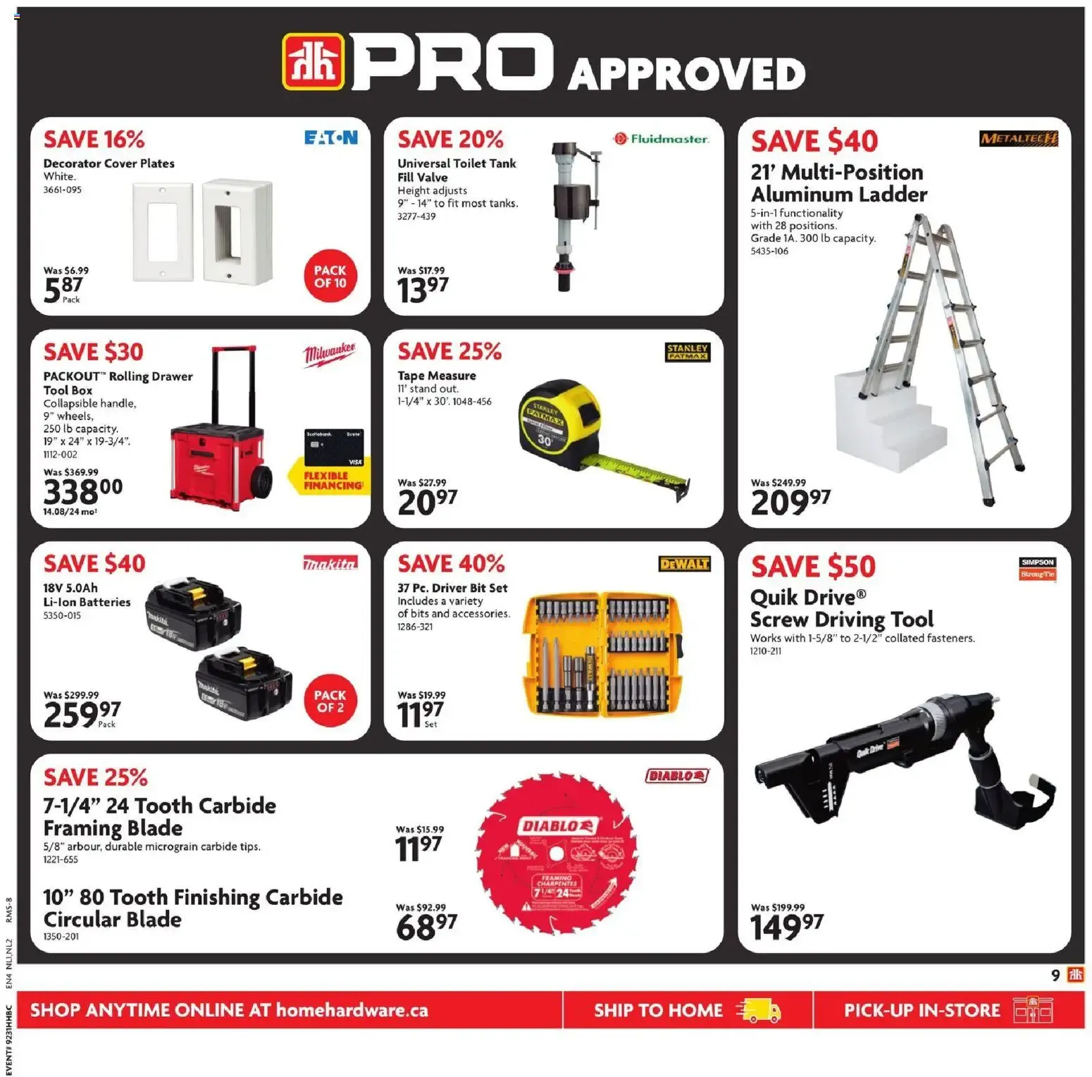 Home Hardware weekly flyer / circulaire from Jul 30, 2026 > weekly specials & deals from July 30 to August 12 2026 - flyer page 10