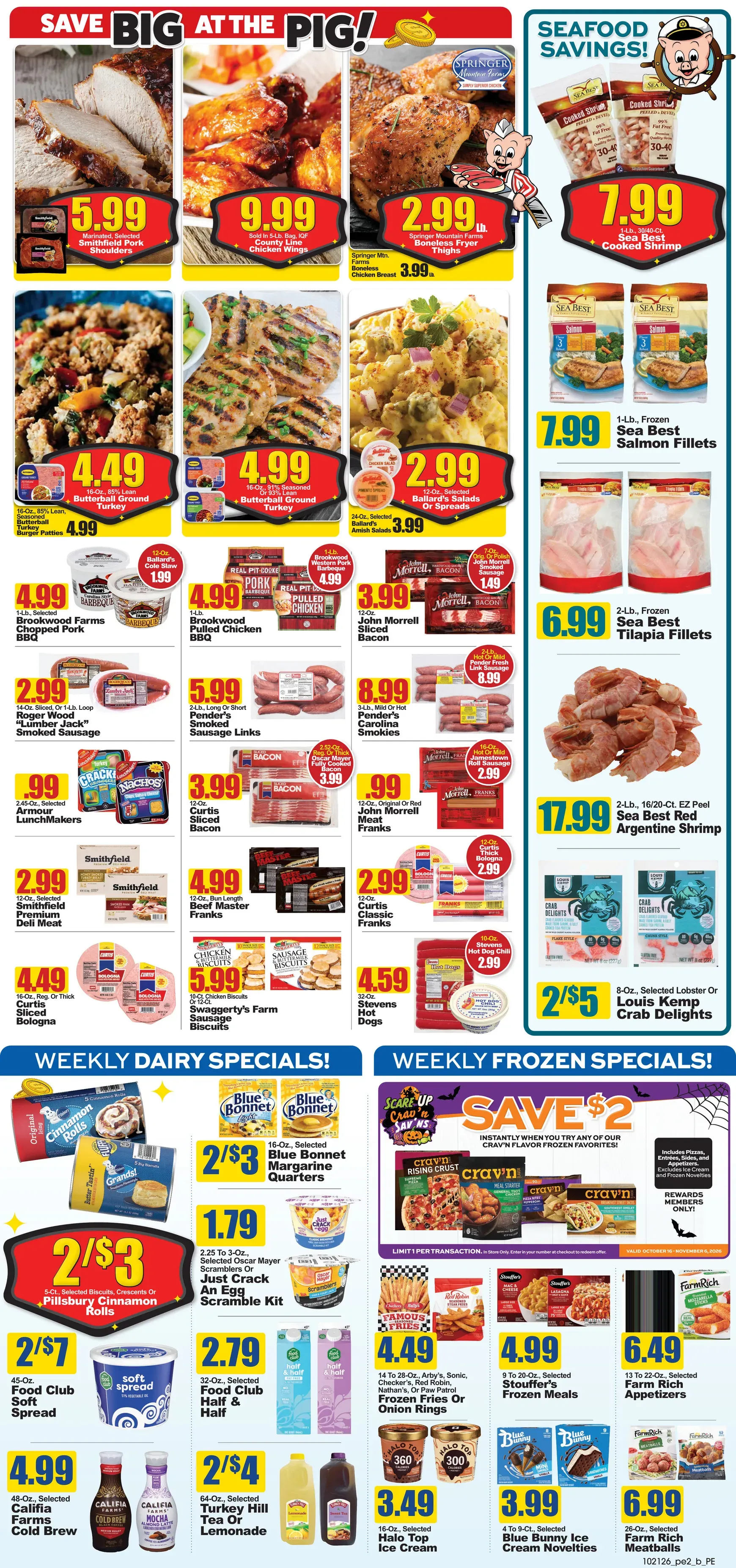 Weekly promotion Current Piggly Wiggly leaflet valid from Wednesday 10/21/2026 to Tuesday 10/27/2026 spanning from October 21 to October 27 2026 - Page 2 for Catalogue 365