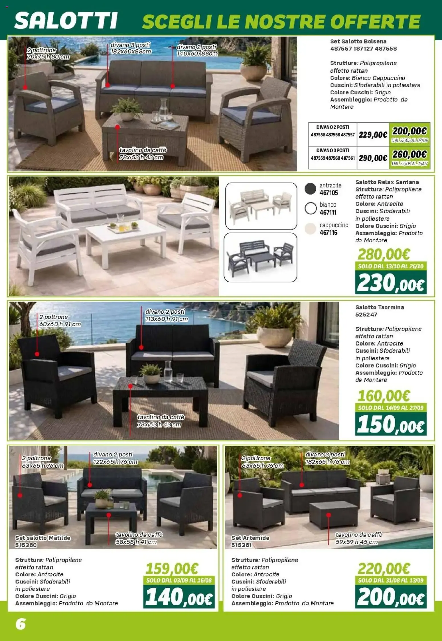 Orizzonte ARREDO GIARDINO CATALOGO 2026 da 24 aprile a 27 settembre di 2026 - Pagina del volantino 6
