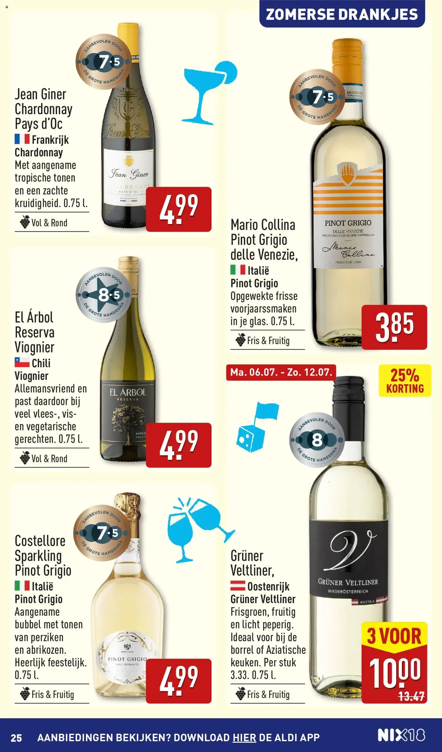 Aldi: Boordevol Zomerse Inspiratie voor de Borrel! van 6 juli tot 12 juli 2026 - Folder pagina 25