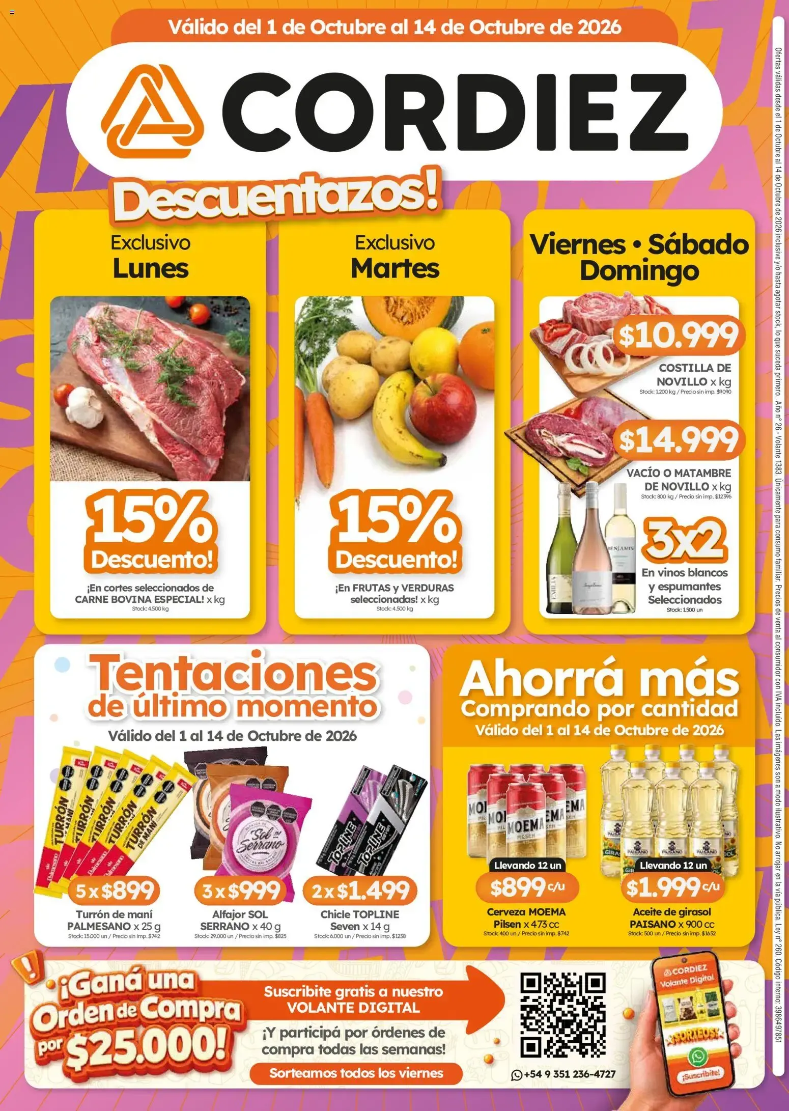 Ofertas de Cordiez - Ofertas || del 01/10/2026 - 14/10/2026 || Catálogo 1 de octubre al 14 de octubre 2026 - Página 8 del catálogo