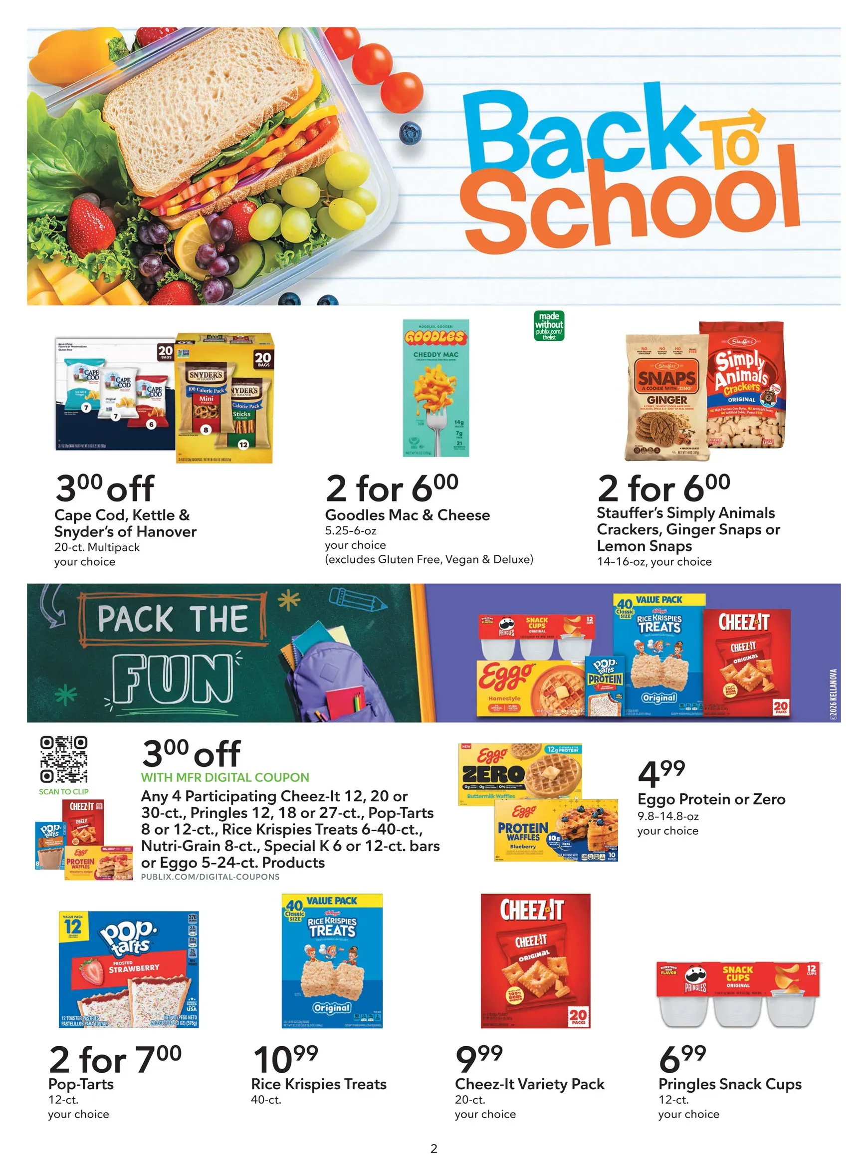 Weekly ad Current Publix - Extra Savings leaflet valid from Thursday 08/13/2026 to Wednesday 08/26/2026 from August 13 to August 26 2026 - Page 2