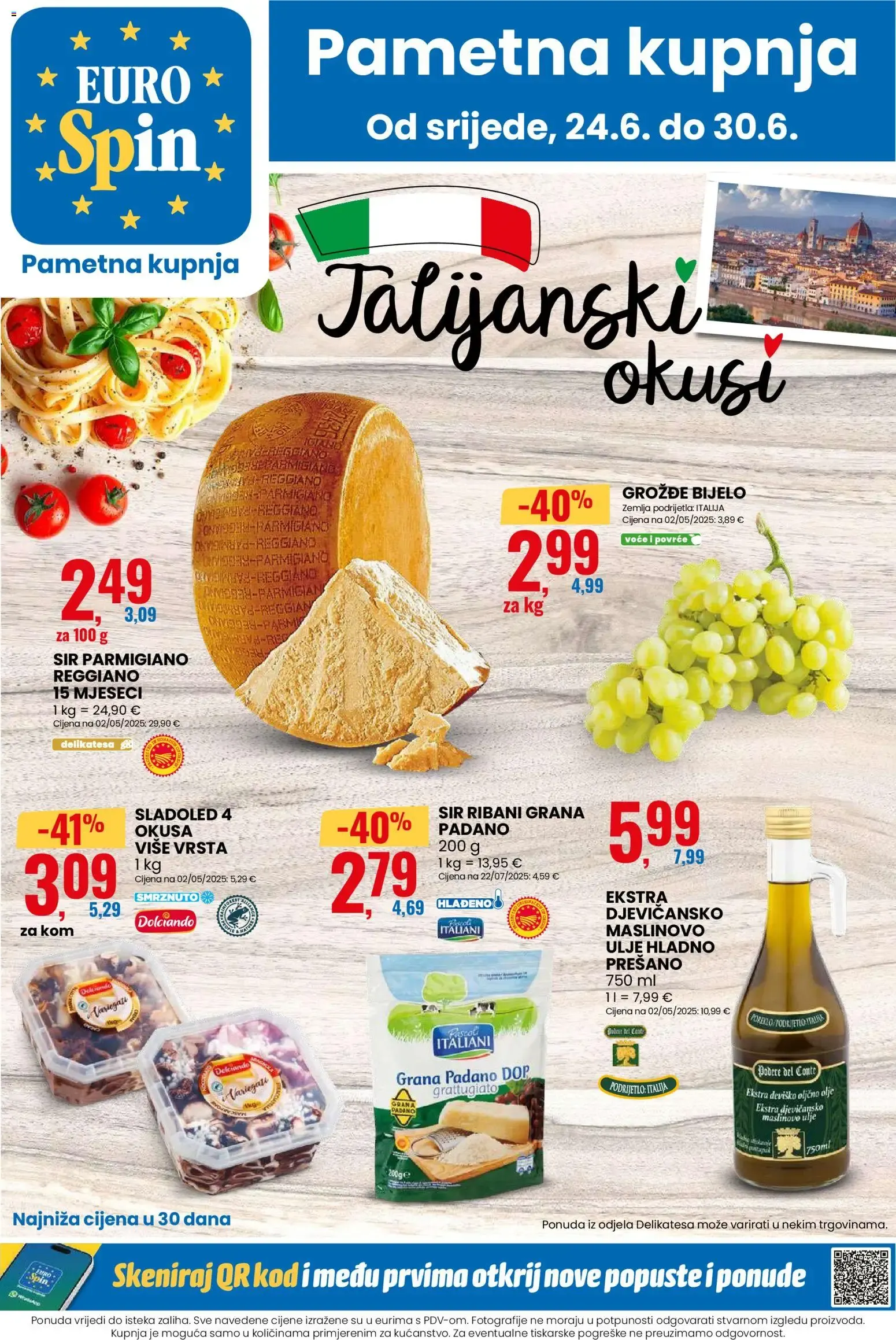 Katalog Pametna kupnja: Talijanski okusi od 24. lipnja do 30. lipnja 2026. - Pregled Stranica 1