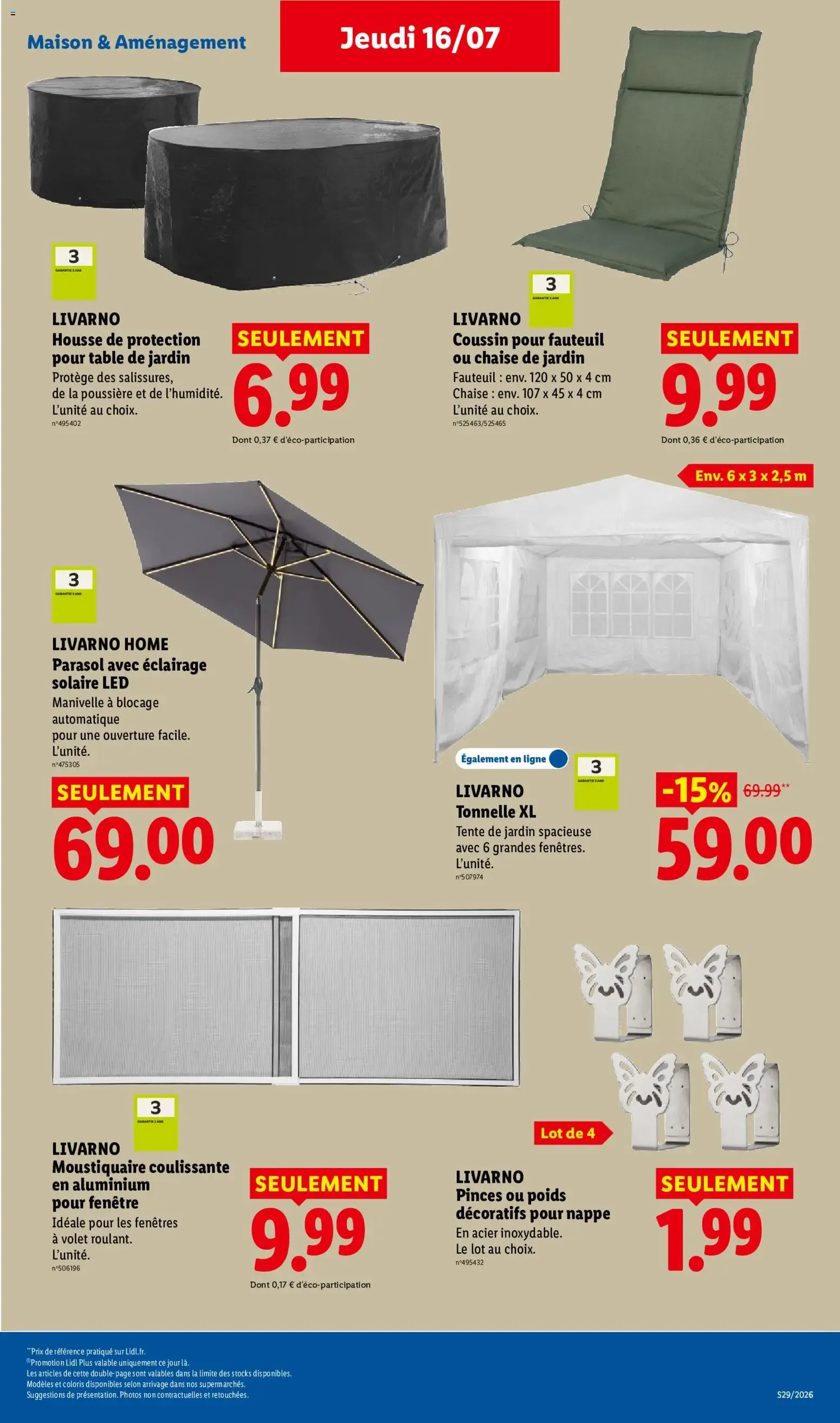 Lidl - L'Été Imbattable du 16 juillet au 22 juillet 2026 - Catalogue page 31
