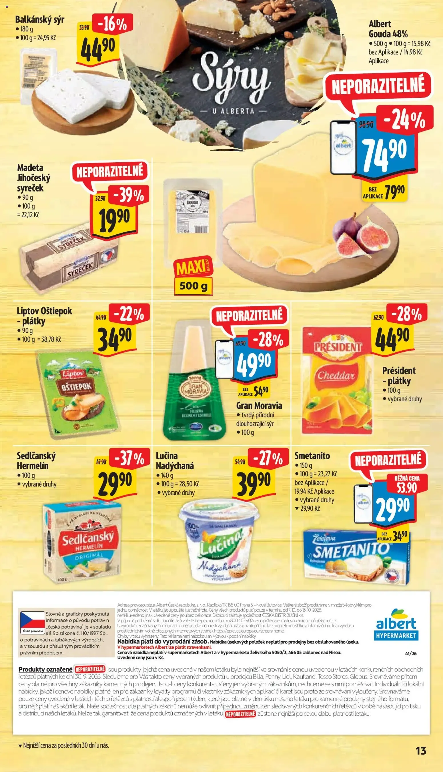 Albert leták - Hypermarket od 07.10.2026 - Akční leták - 7. října 13. října 2026 - Page 21