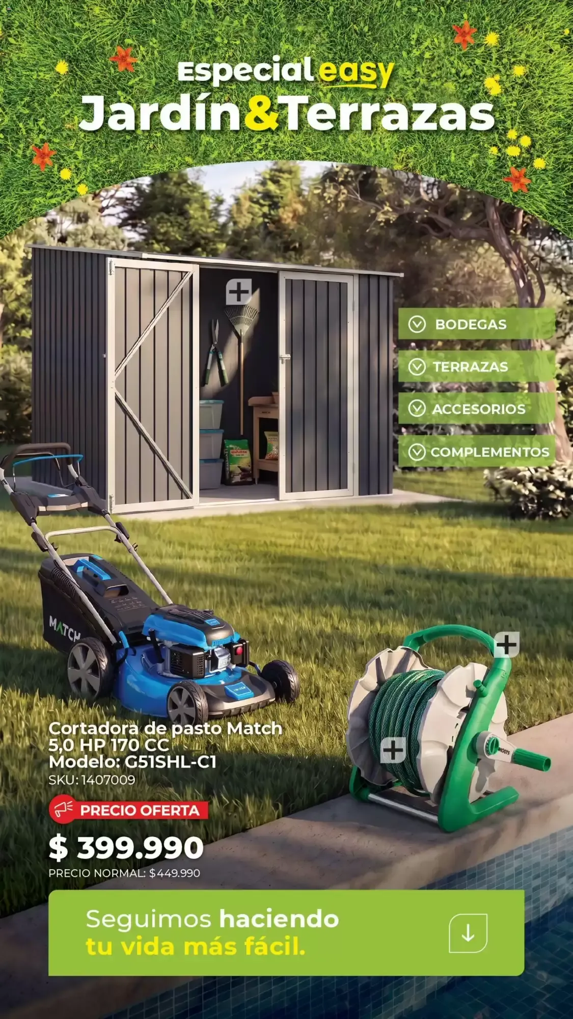 Catálogo de Especial easy Jardín & Terrazas 25 de septiembre al 15 de octubre 2026 - Página 1