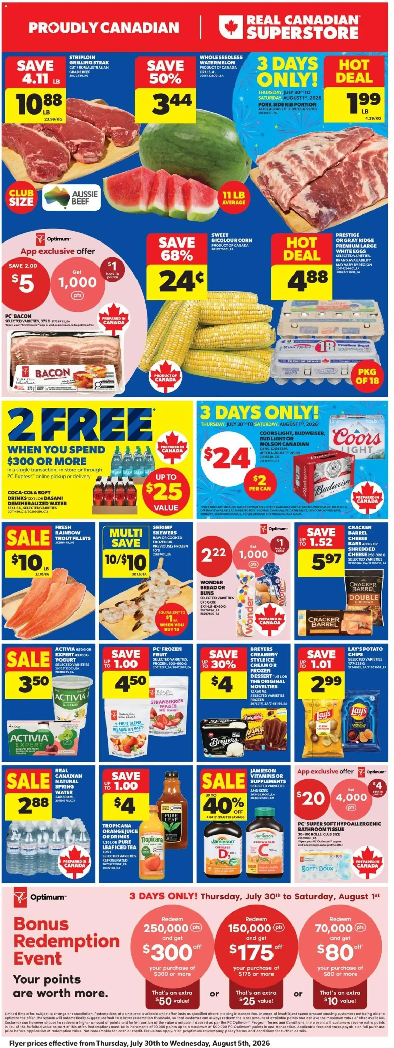 LOOONG WEEKEND. LOOOW PRICES. from July 30 to August 5 2026 - flyer page 3