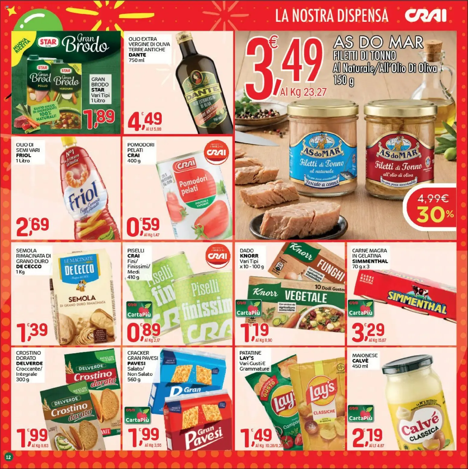 CRAI Sottocosto in Festa - Grande Anniversario da 29 ottobre a 7 novembre di 2026 - Pagina del volantino 12