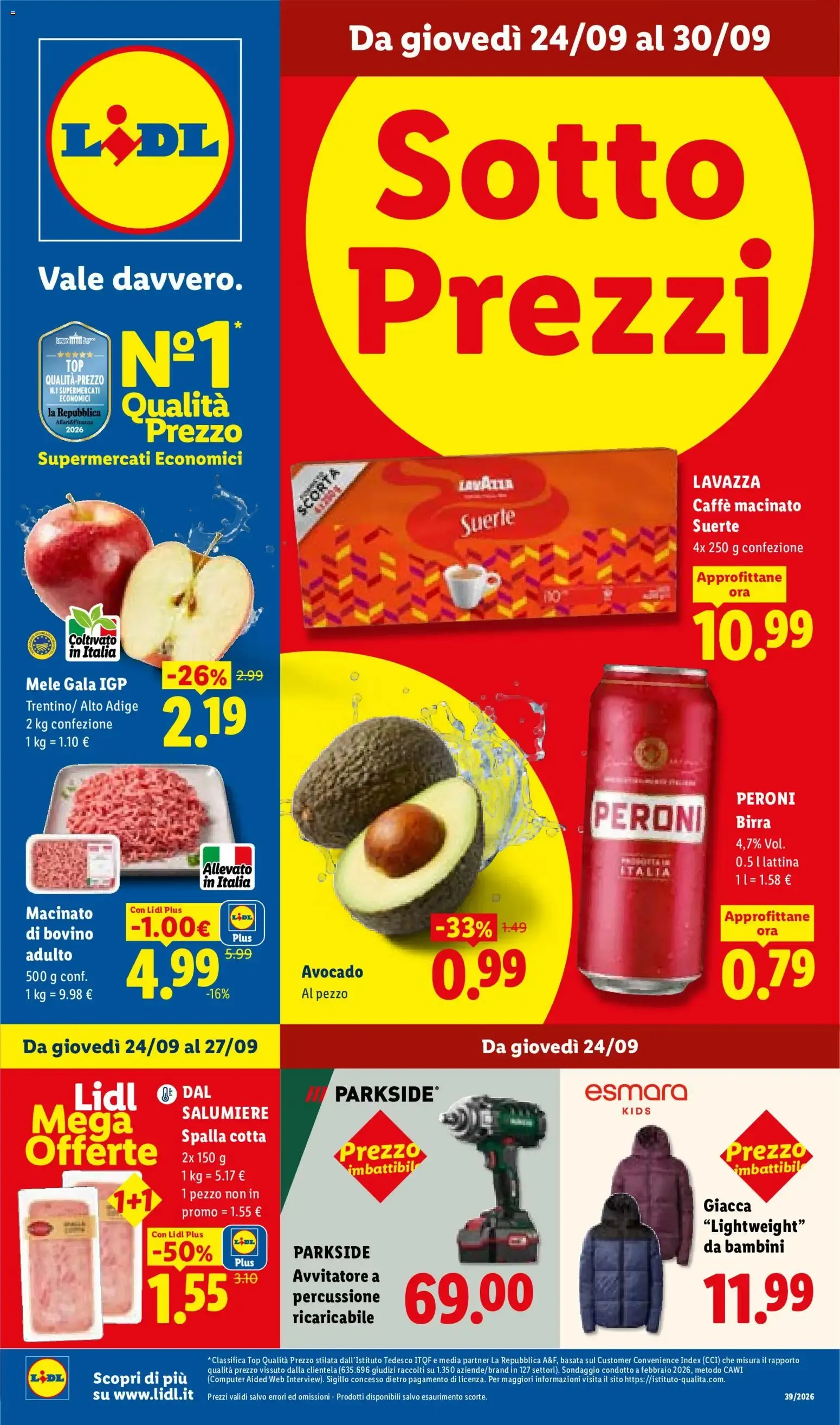 Sotto Prezzi da 24 settembre a 30 settembre di 2026 - Pagina del volantino 1