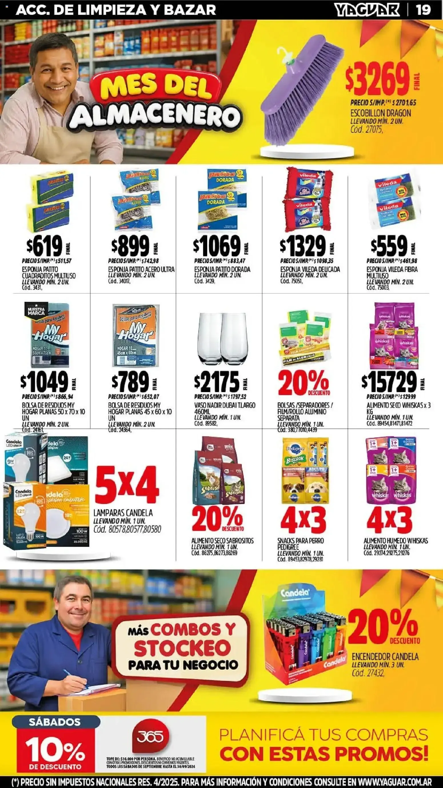 Ofertas de Mayorista Yaguar - Mes del Almacenero 21 de septiembre al 27 de septiembre 2026 - Página 19 del catálogo
