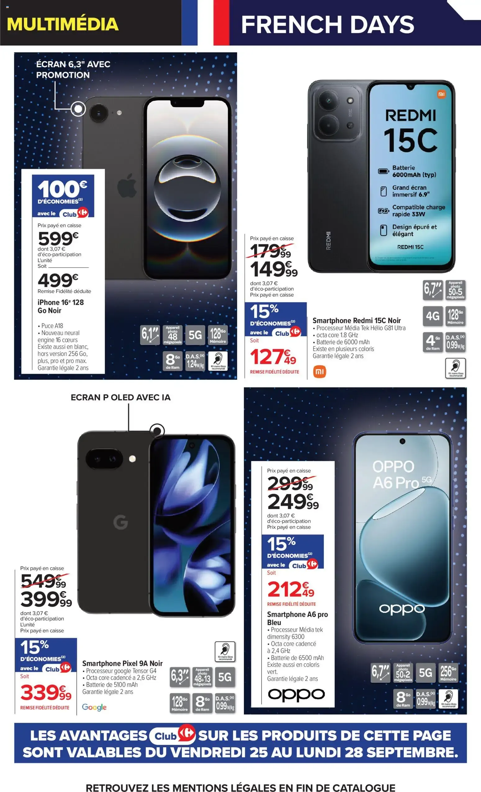 Carrefour Passez l'automne connecté à vos envies à partir du 25/09/2026 - promo en ligne du 25 septembre au 12 octobre 2026 - Catalogue page 13