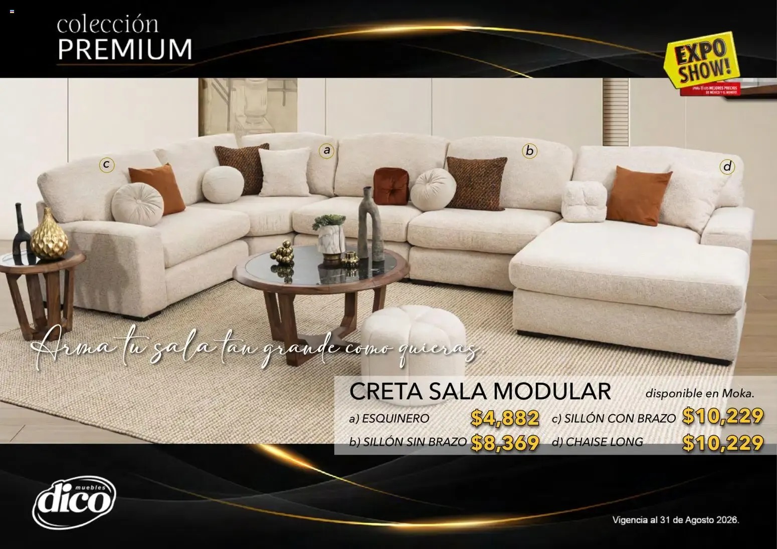 Catálogo de Muebles Dico Catálogo: Colección Premium y Expo Show! 1 de agosto al 31 de agosto 2026 - Pagina 50