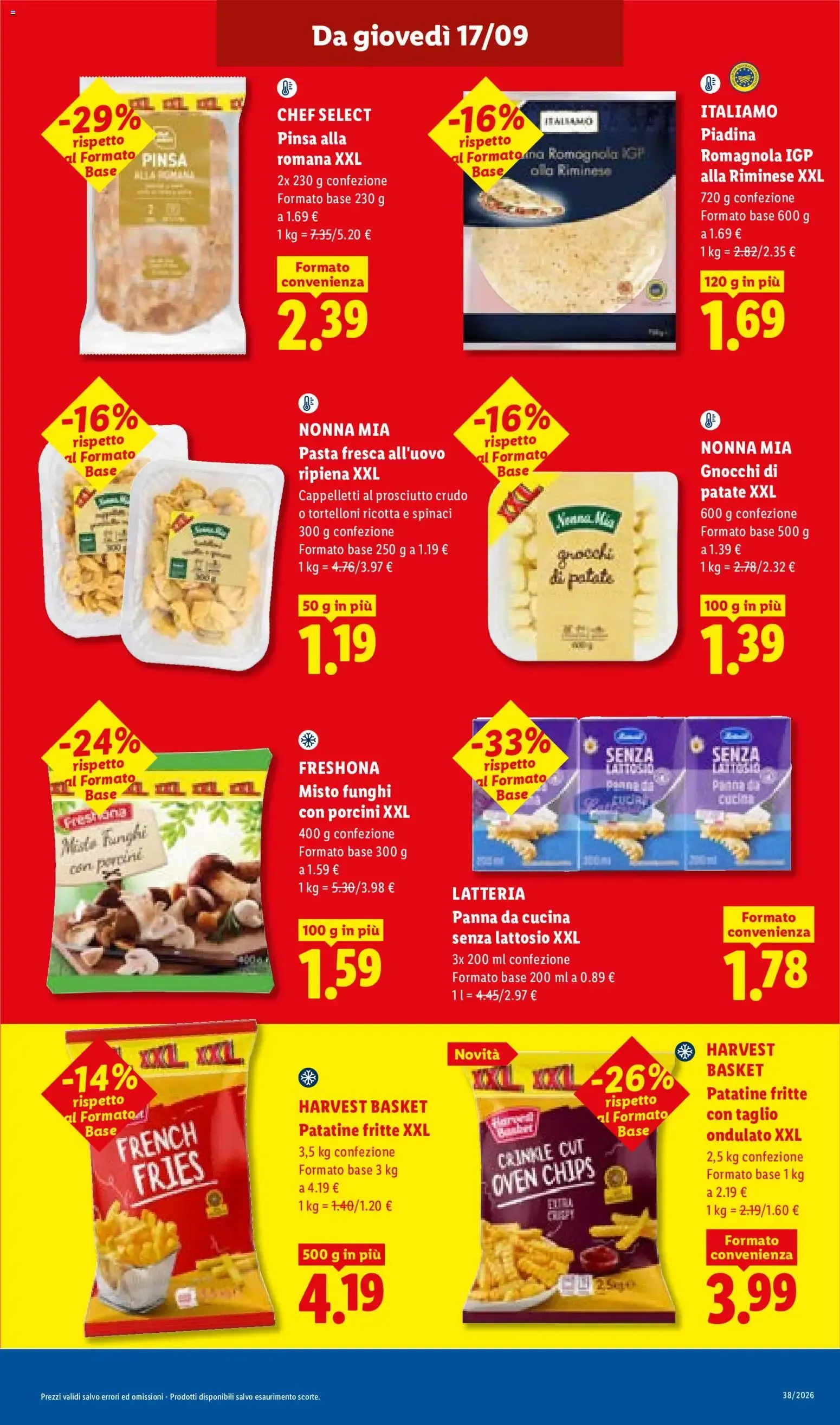 Lidl XXL Grande formato, grande convenienza y Mega Offerte da 17 settembre a 23 settembre di 2026 - Pagina del volantino 11