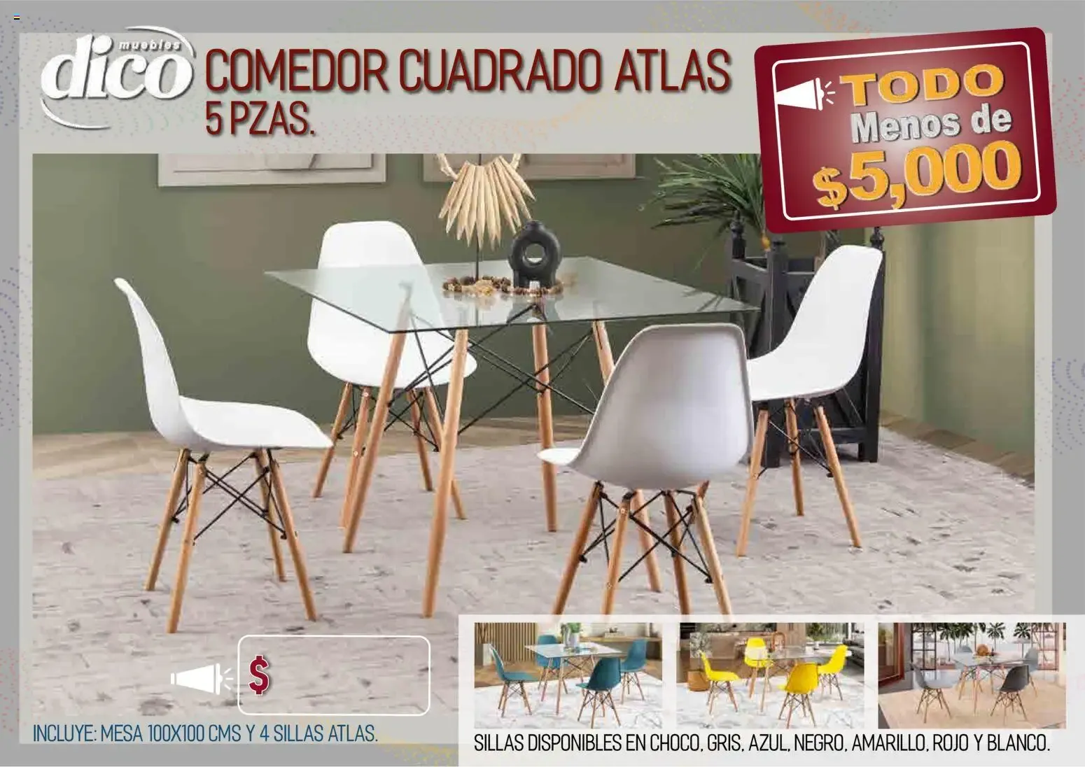 Catálogo de Muebles Dico - Todo Menos de $5,000 9 de abril al 31 de diciembre 2026 - Pagina 19