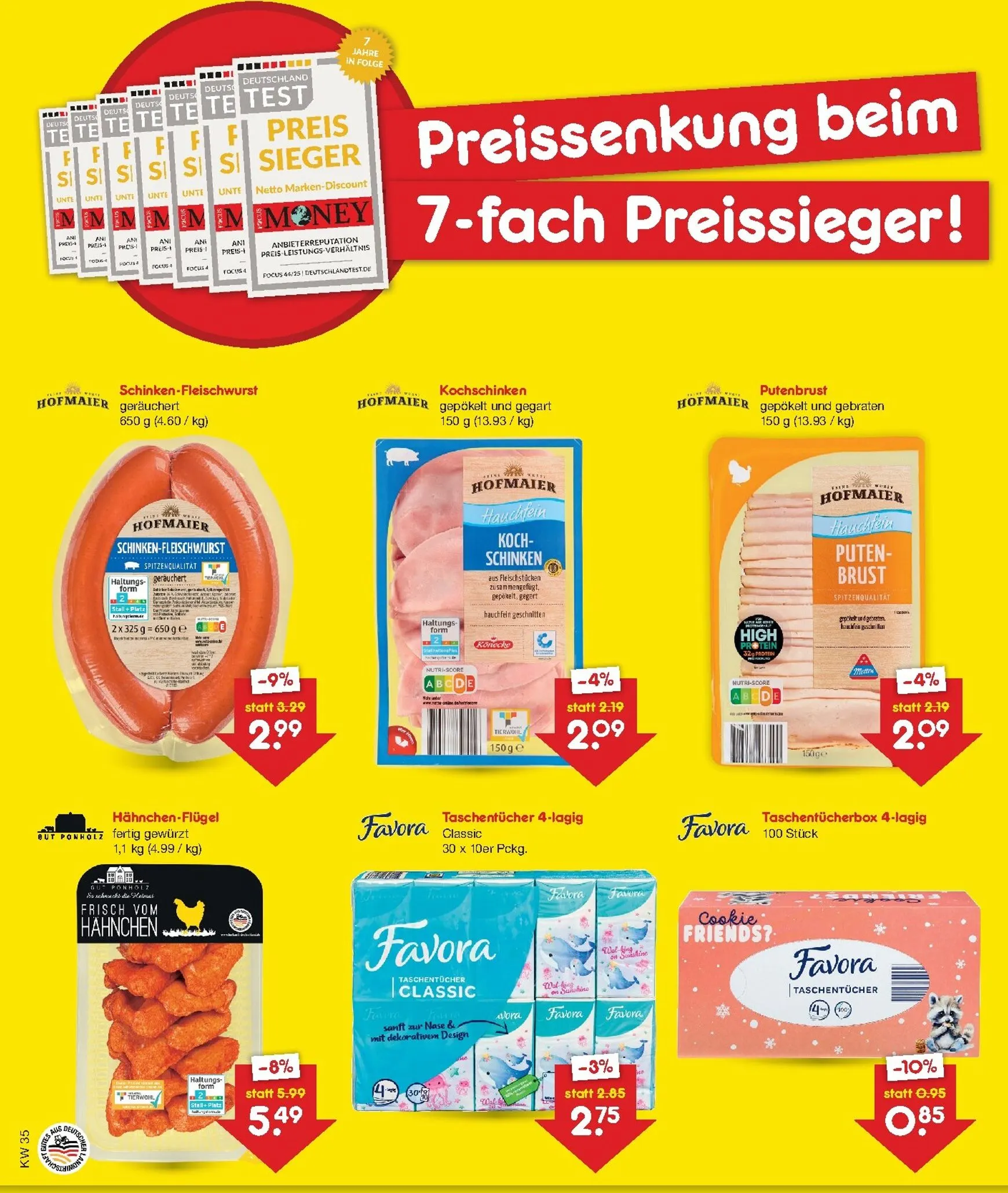 Netto Marken-Discount - Preissenkung beim 7-fach Preissieger! von 27. August bis 2. September 2026 - Prospekt seite 1